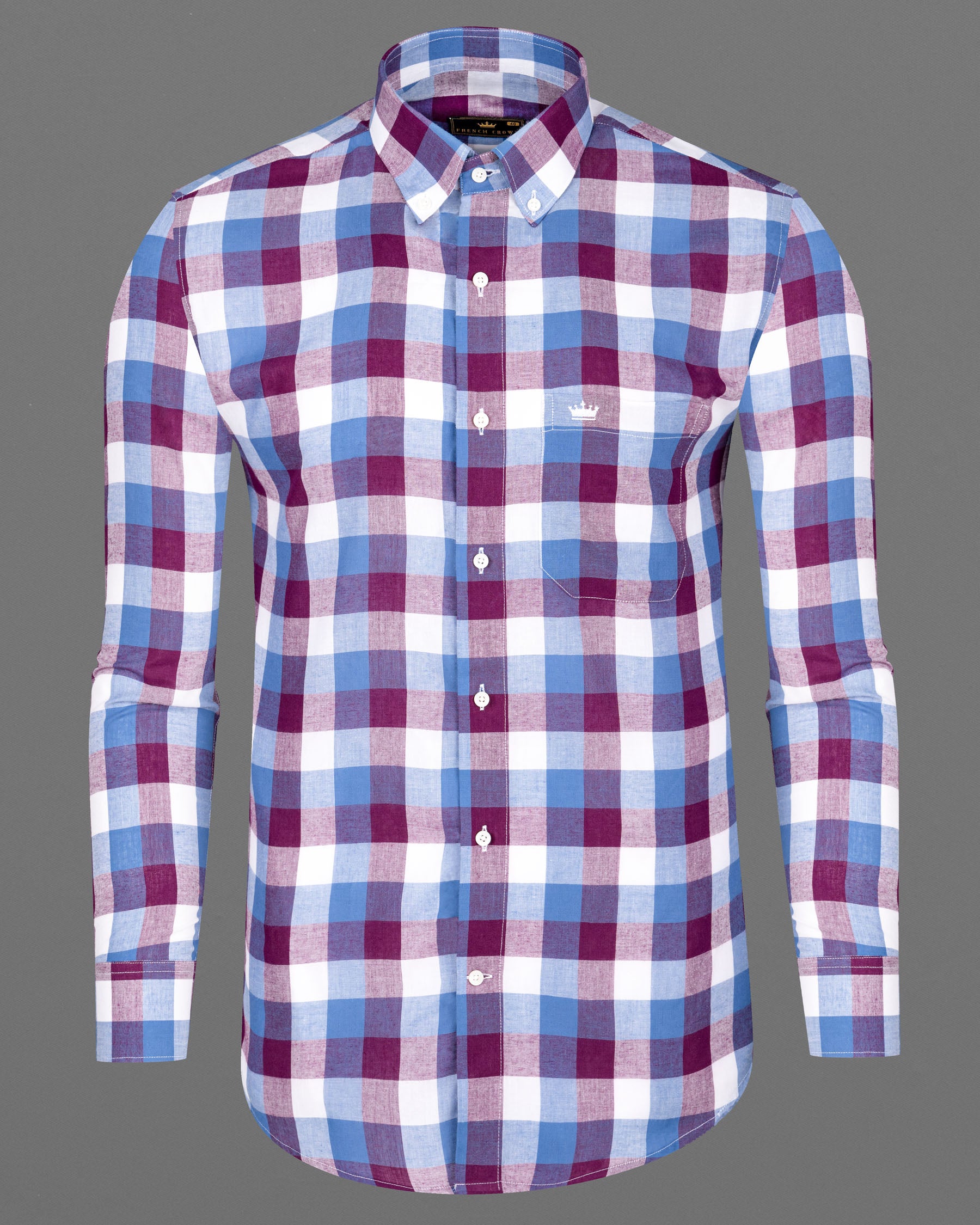 Disco Pink with Danube Blue Checkered Premium Cotton Shirt 6728-BD-38, 6728-BD-H-38, 6728-BD-39, 6728-BD-H-39, 6728-BD-40, 6728-BD-H-40, 6728-BD-42, 6728-BD-H-42, 6728-BD-44, 6728-BD-H-44, 6728-BD-46, 6728-BD-H-46, 6728-BD-48, 6728-BD-H-48, 6728-BD-50, 6728-BD-H-50, 6728-BD-52, 6728-BD-H-52