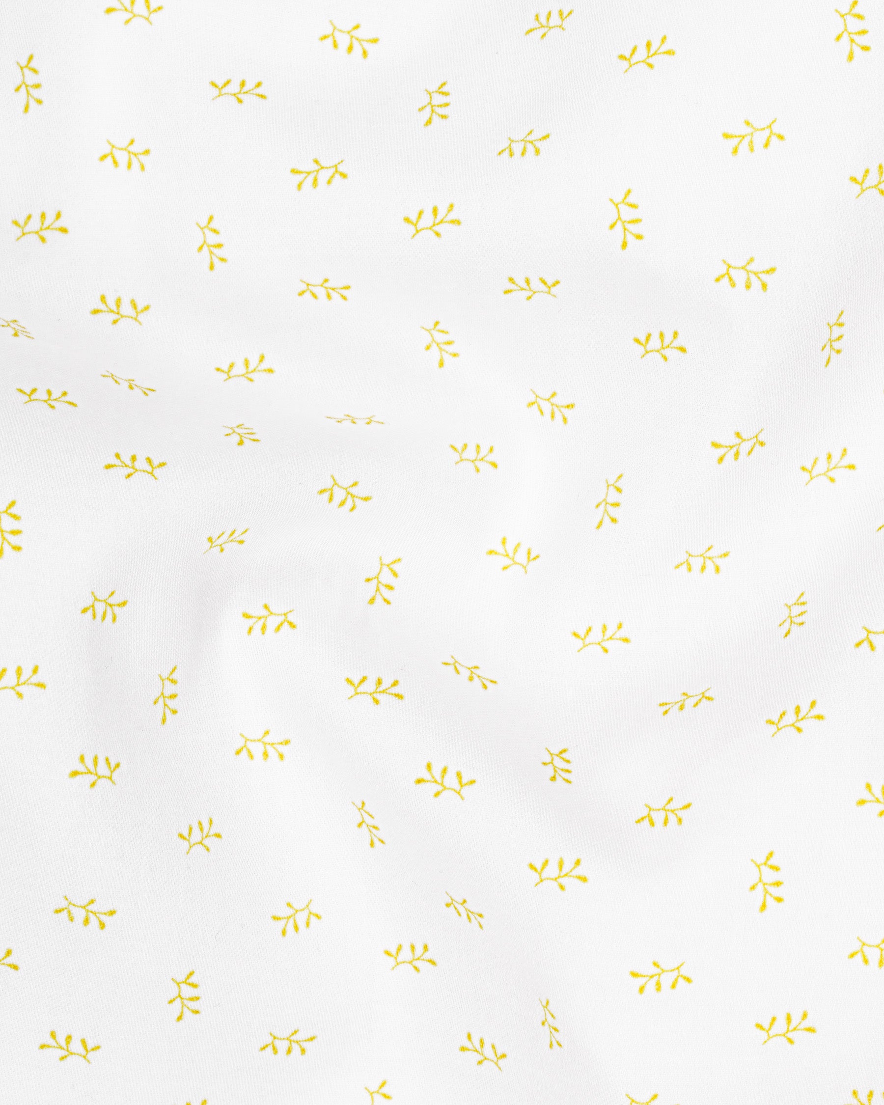 Bright White Leaves Printed Super S0oft Premium Cotton Shirt  6731-38,6731-38,6731-39,6731-39,6731-40,6731-40,6731-42,6731-42,6731-44,6731-44,6731-46,6731-46,6731-48,6731-48,6731-50,6731-50,6731-52,6731-52