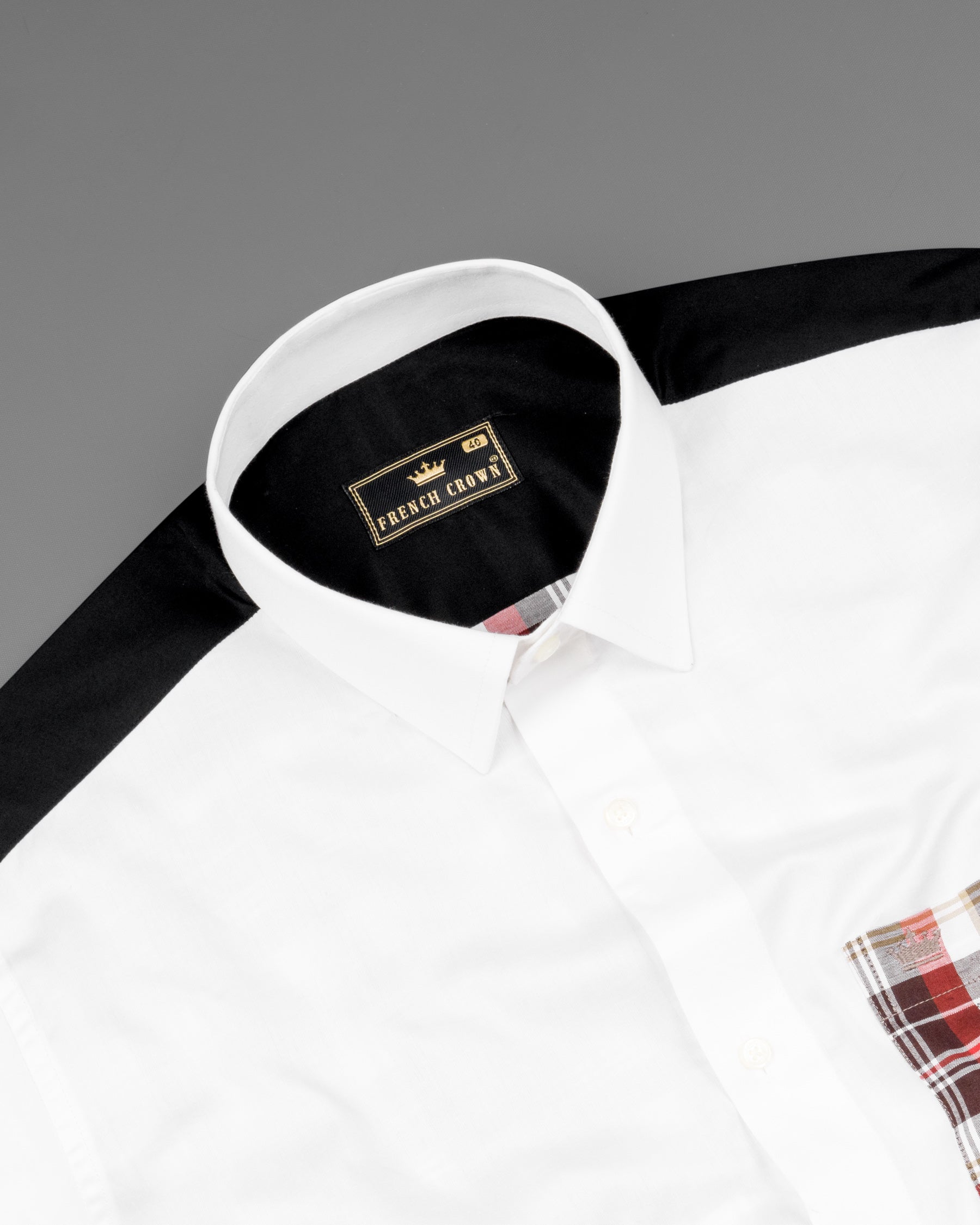 Bright White with Checkered Pocket Super Soft Premium Cotton Shirt 6732-D20-38,6732-D20-38,6732-D20-39,6732-D20-39,6732-D20-40,6732-D20-40,6732-D20-42,6732-D20-42,6732-D20-44,6732-D20-44,6732-D20-46,6732-D20-46,6732-D20-48,6732-D20-48,6732-D20-50,6732-D20-50,6732-D20-52,6732-D20-52 