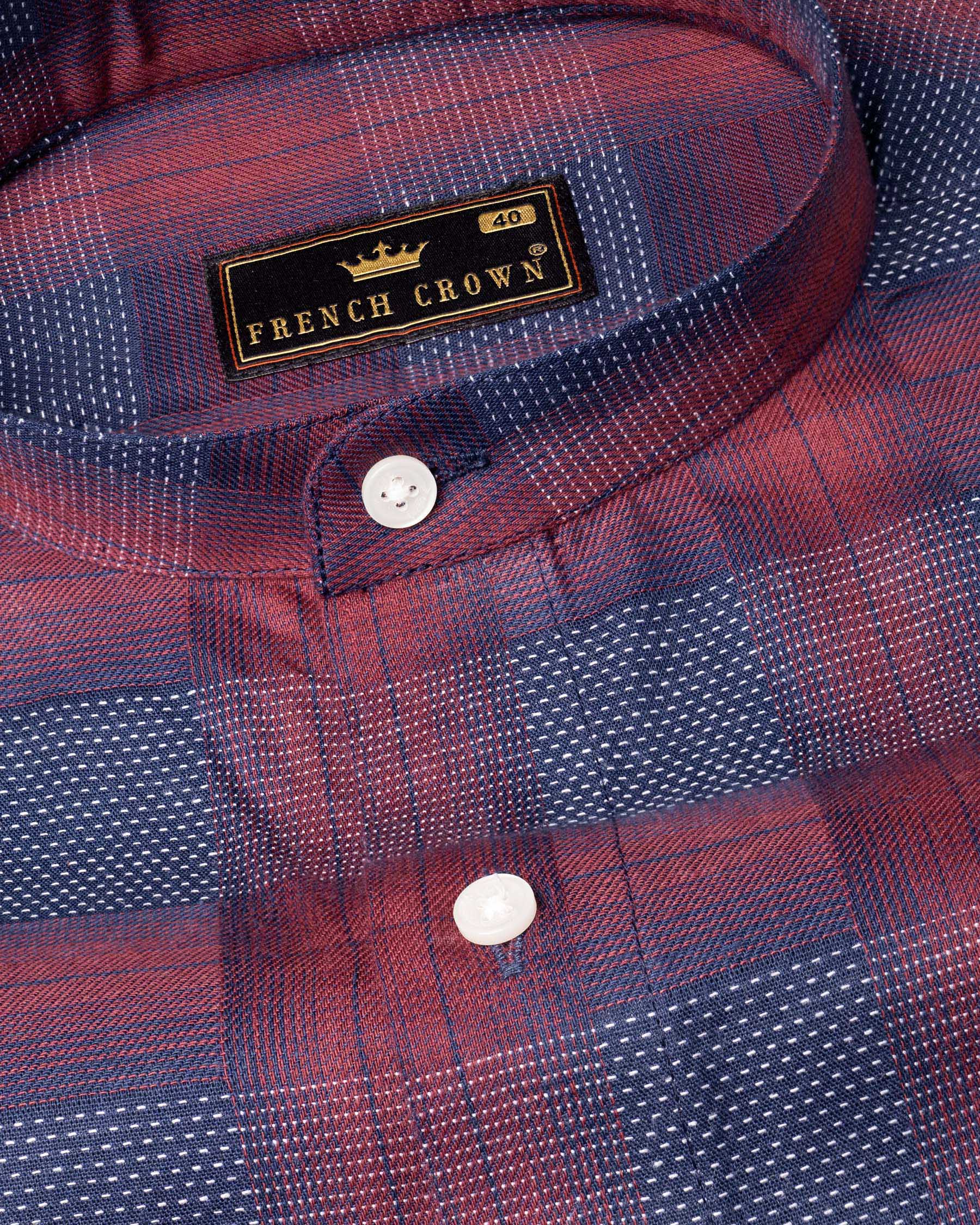 Claret Red with East Bay Twill Plaid Premium Cotton Shirt 6736-M-38,6736-M-38,6736-M-39,6736-M-39,6736-M-40,6736-M-40,6736-M-42,6736-M-42,6736-M-44,6736-M-44,6736-M-46,6736-M-46,6736-M-48,6736-M-48,6736-M-50,6736-M-50,6736-M-52,6736-M-52