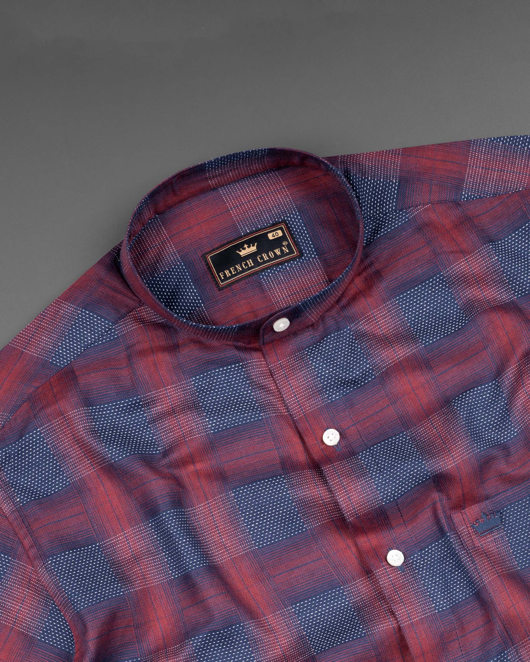 Claret Red with East Bay Twill Plaid Premium Cotton Shirt 6736-M-38,6736-M-38,6736-M-39,6736-M-39,6736-M-40,6736-M-40,6736-M-42,6736-M-42,6736-M-44,6736-M-44,6736-M-46,6736-M-46,6736-M-48,6736-M-48,6736-M-50,6736-M-50,6736-M-52,6736-M-52