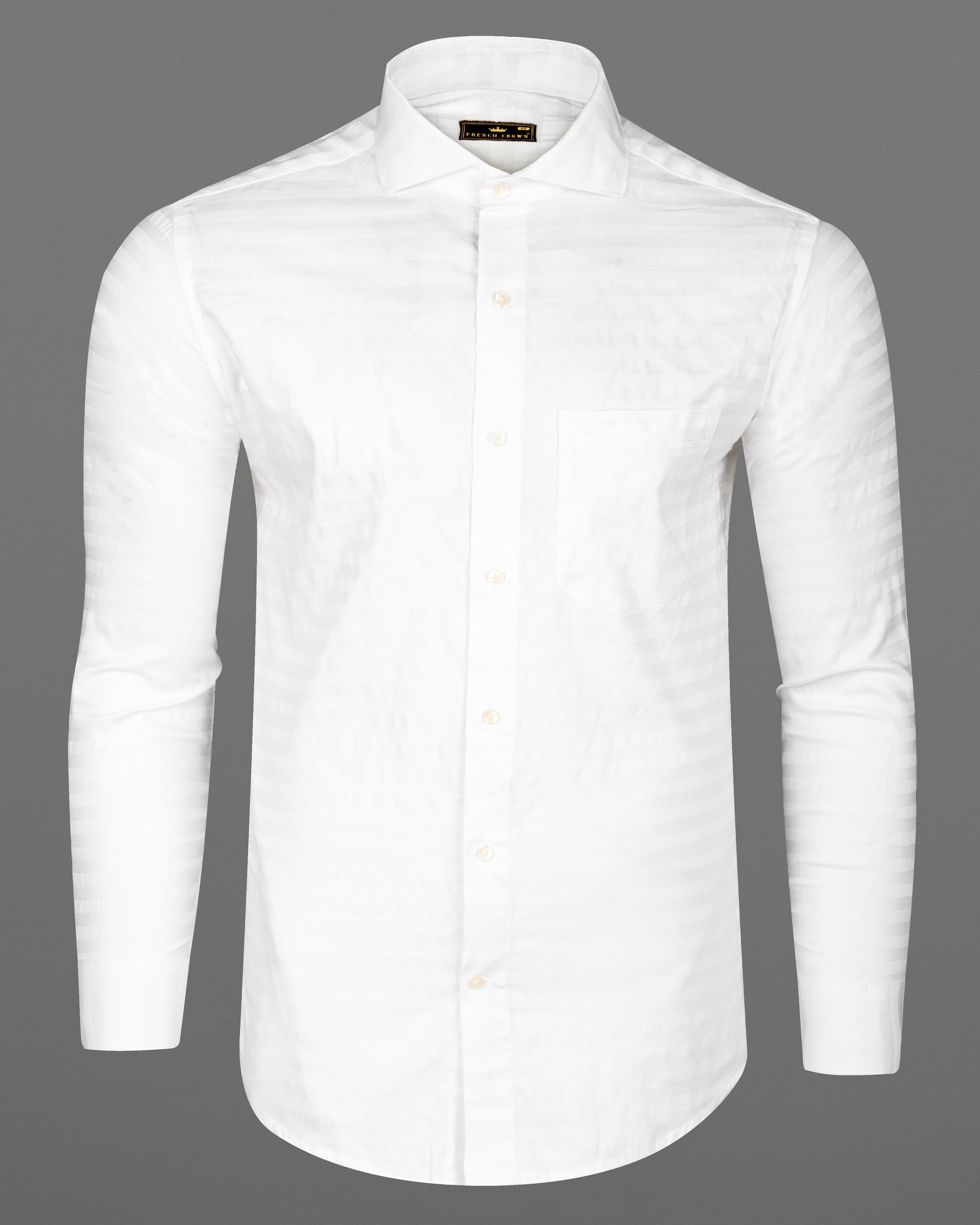 Bright White Subtle Striped Twill Premium Cotton Shirt 6747-CA-38,6747-CA-38,6747-CA-39,6747-CA-39,6747-CA-40,6747-CA-40,6747-CA-42,6747-CA-42,6747-CA-44,6747-CA-44,6747-CA-46,6747-CA-46,6747-CA-48,6747-CA-48,6747-CA-50,6747-CA-50,6747-CA-52,6747-CA-52