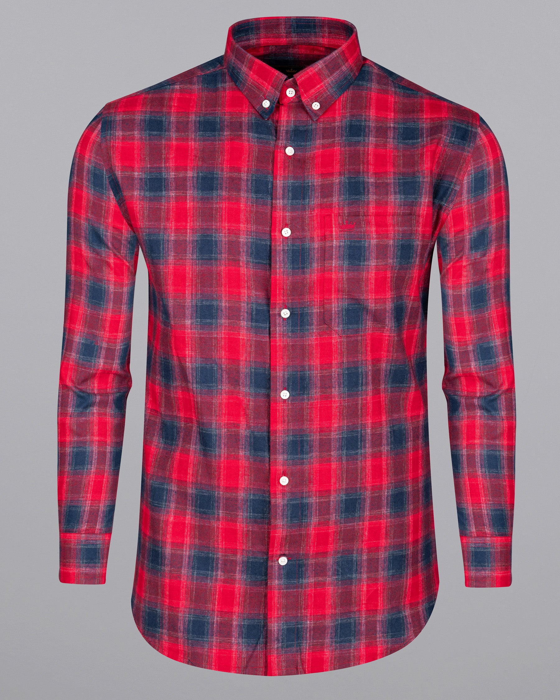 Debian Red with Rhino Blue Checkered Flannel Shirt 6756-BD-38,6756-BD-38,6756-BD-39,6756-BD-39,6756-BD-40,6756-BD-40,6756-BD-42,6756-BD-42,6756-BD-44,6756-BD-44,6756-BD-46,6756-BD-46,6756-BD-48,6756-BD-48,6756-BD-50,6756-BD-50,6756-BD-52,6756-BD-52