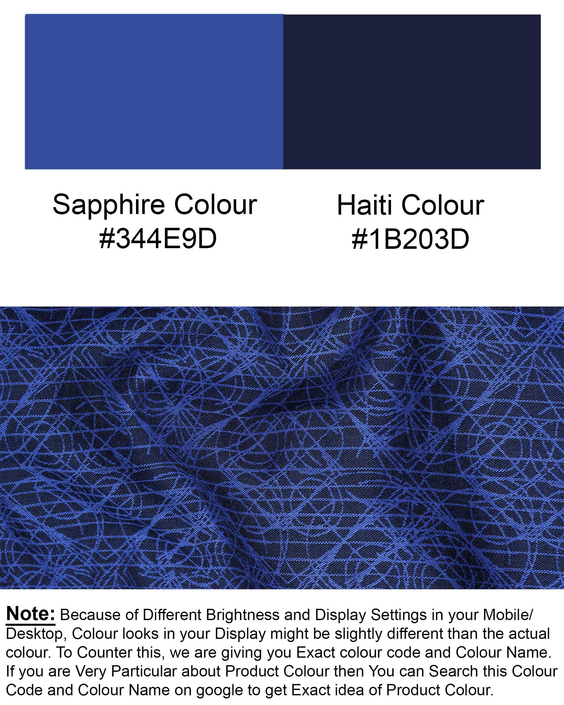 Sapphire Blue Scribbled Jacquard Textured Premium Giza Cotton Shirt 6766-CA-38,6766-CA-38,6766-CA-39,6766-CA-39,6766-CA-40,6766-CA-40,6766-CA-42,6766-CA-42,6766-CA-44,6766-CA-44,6766-CA-46,6766-CA-46,6766-CA-48,6766-CA-48,6766-CA-50,6766-CA-50,6766-CA-52,6766-CA-52