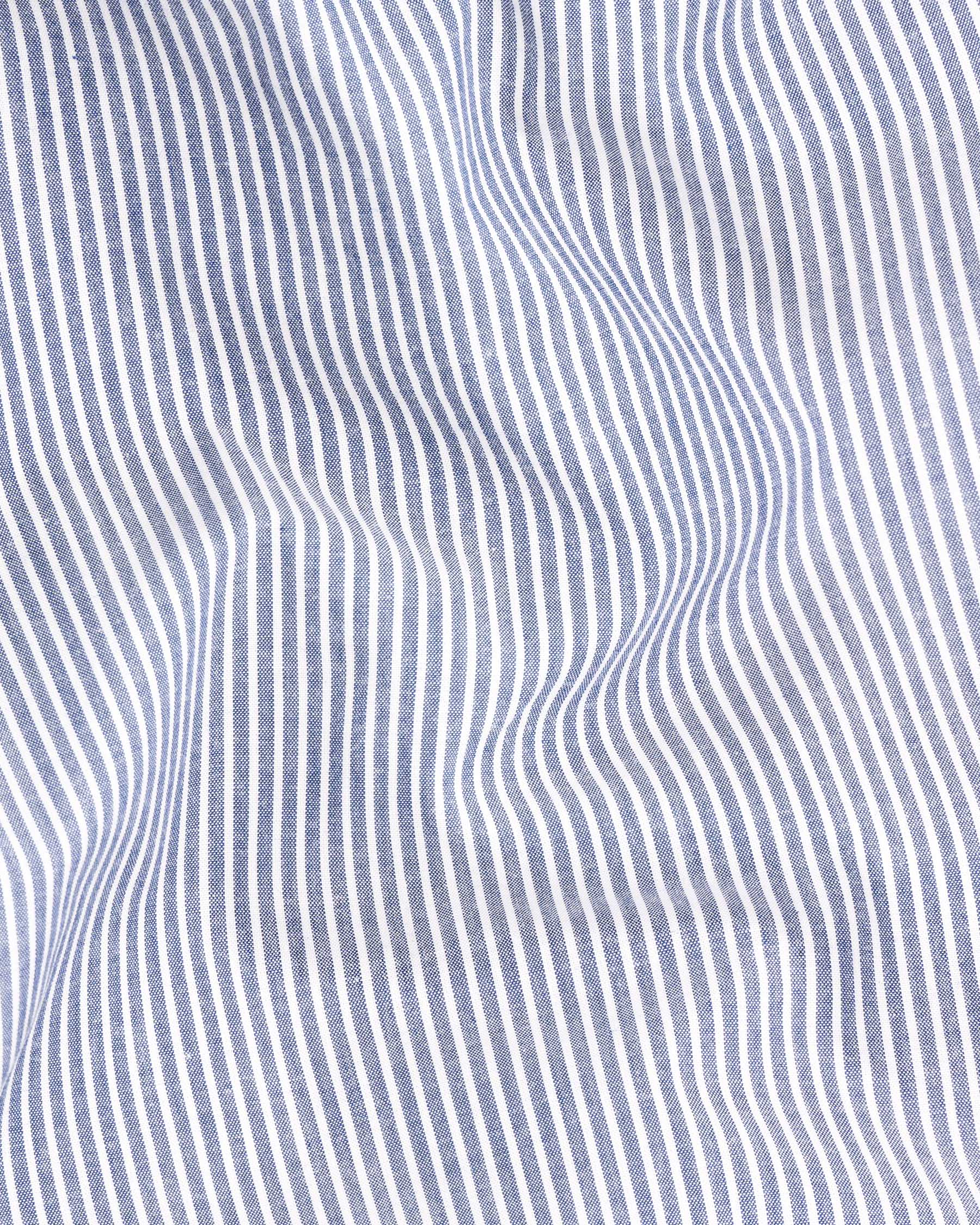Cascade Blue Striped Premium Cotton Shirt 6773-38,6773-38,6773-39,6773-39,6773-40,6773-40,6773-42,6773-42,6773-44,6773-44,6773-46,6773-46,6773-48,6773-48,6773-50,6773-50,6773-52,6773-52