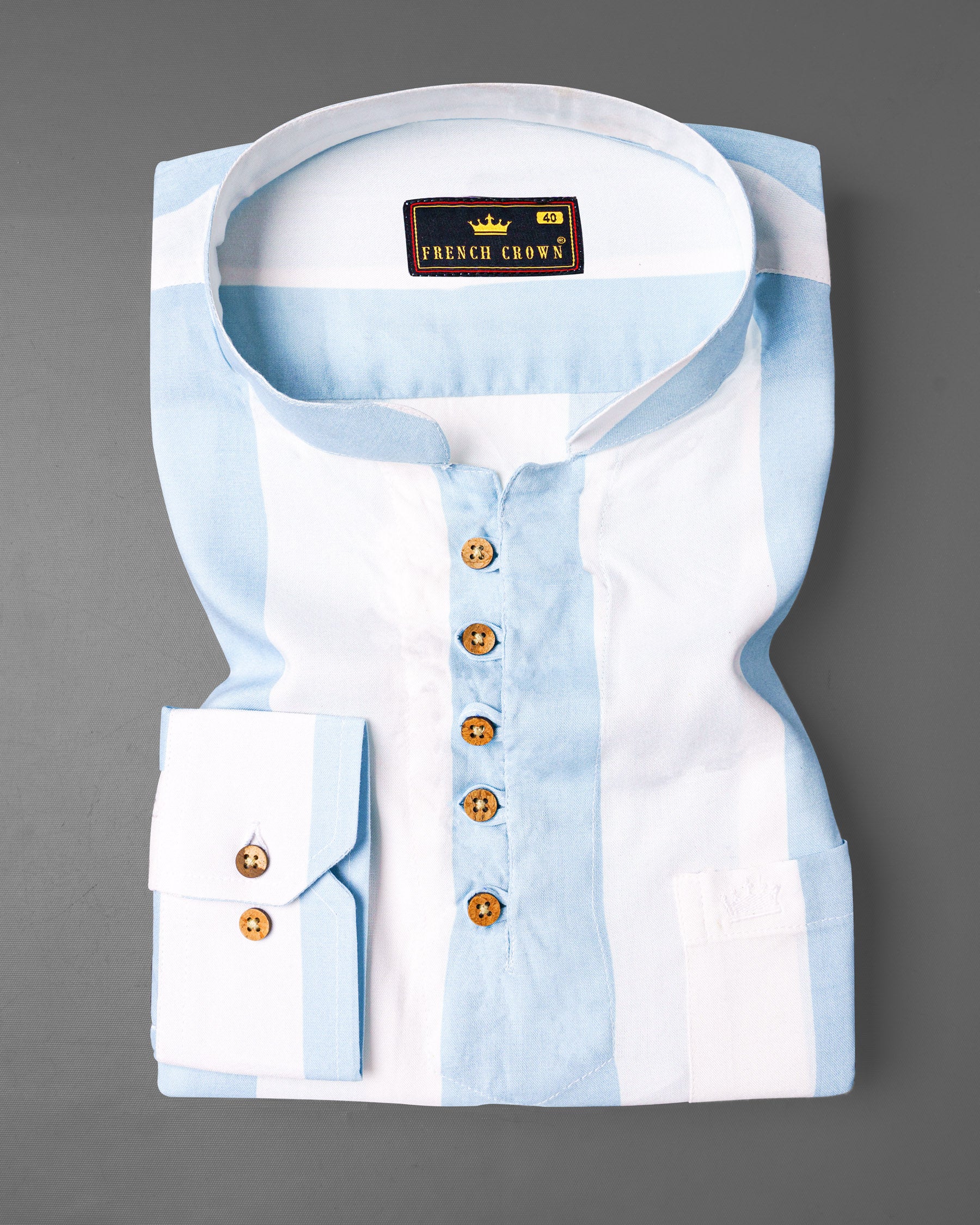 Bright White and Pattens Blue Premium Tencel Kurta Shirt 6784-KS-38,6784-KS-38,6784-KS-39,6784-KS-39,6784-KS-40,6784-KS-40,6784-KS-42,6784-KS-42,6784-KS-44,6784-KS-44,6784-KS-46,6784-KS-46,6784-KS-48,6784-KS-48,6784-KS-50,6784-KS-50,6784-KS-52,6784-KS-52