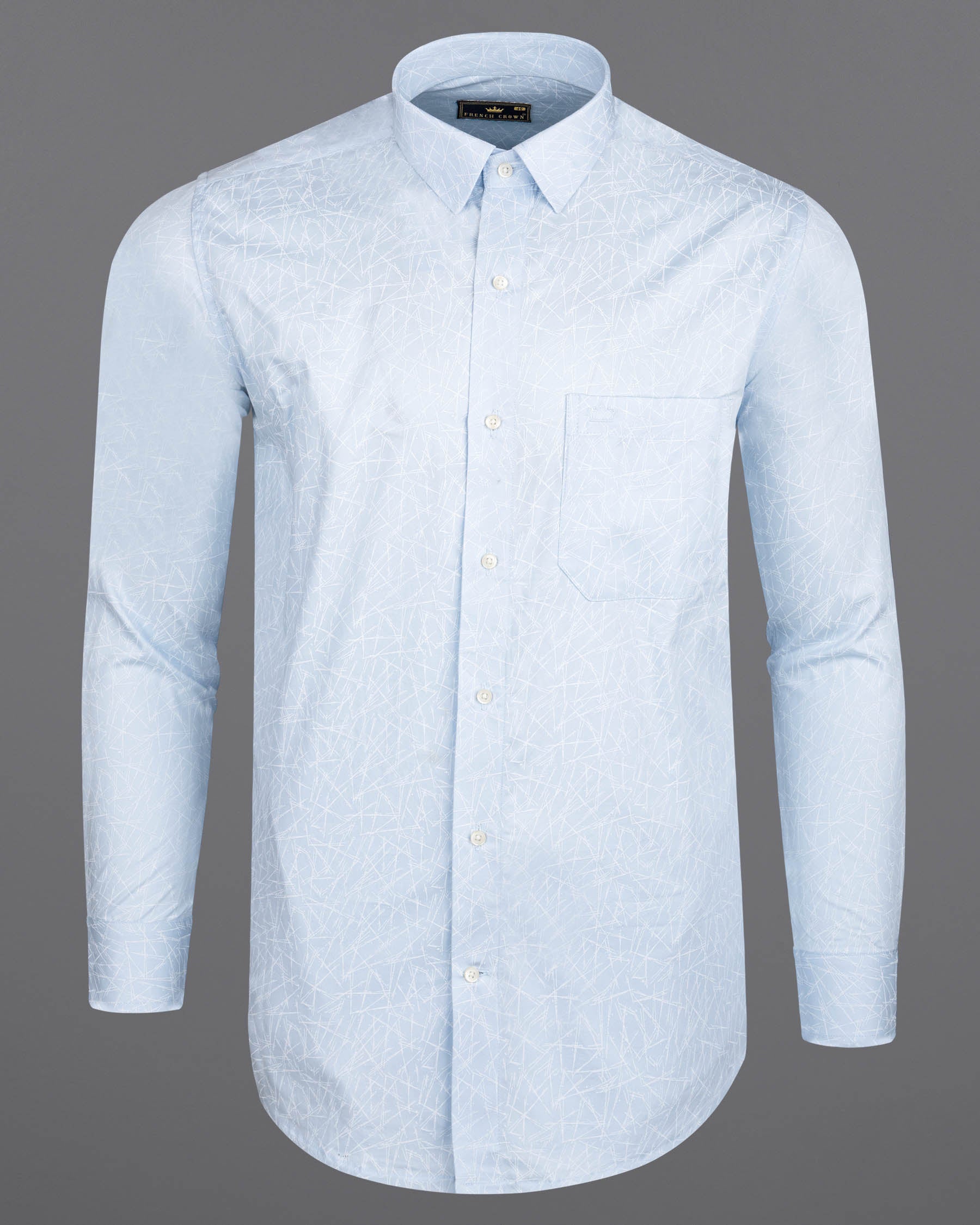 Mystic Blue Scribbled Printed Super Soft Premium Cotton Shirt 6789-38,6789-38,6789-39,6789-39,6789-40,6789-40,6789-42,6789-42,6789-44,6789-44,6789-46,6789-46,6789-48,6789-48,6789-50,6789-50,6789-52,6789-52