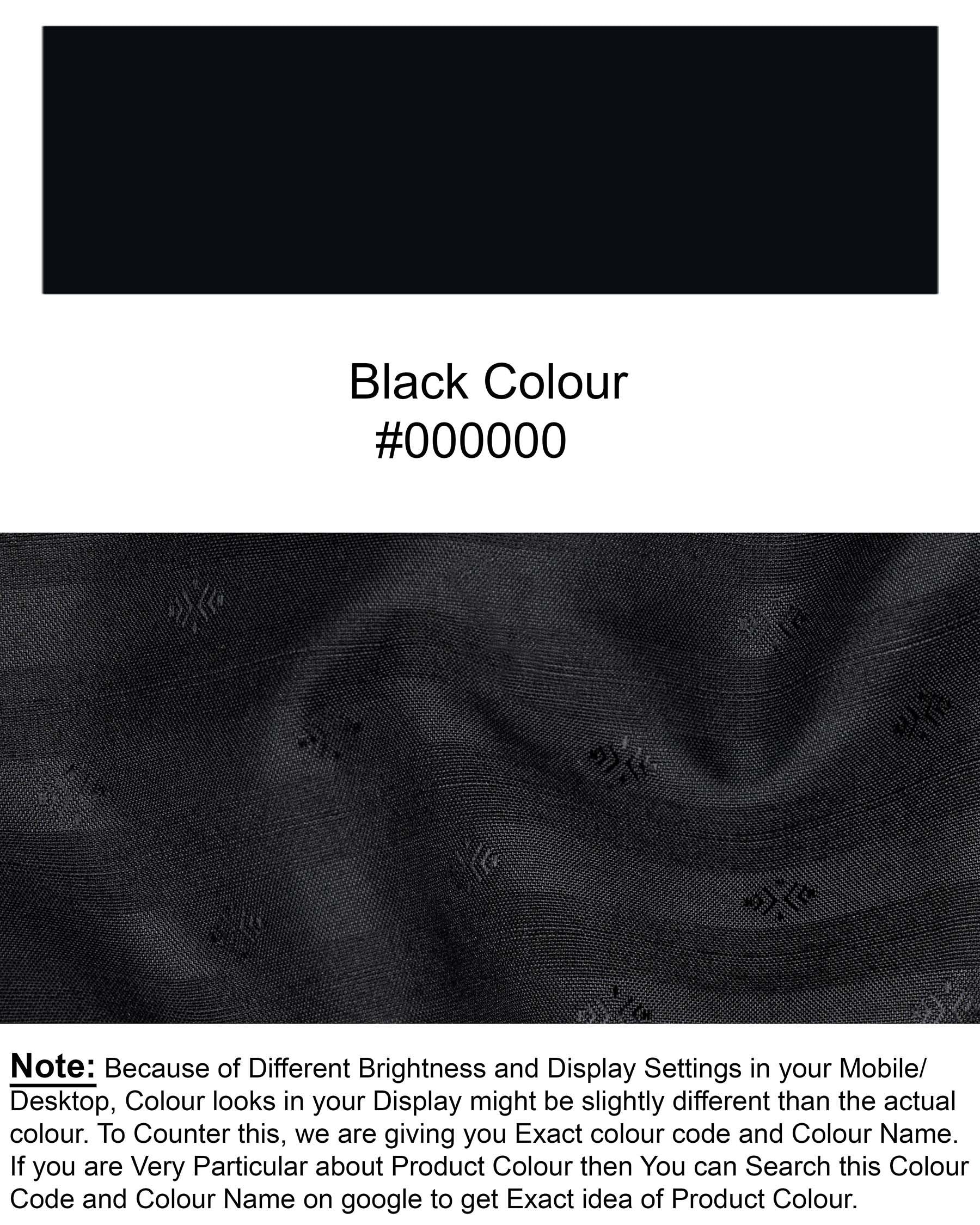 Jade Black Dobby Textured Premium Giza Cotton Shirt 6810-BLK-38,6810-BLK-38,6810-BLK-39,6810-BLK-39,6810-BLK-40,6810-BLK-40,6810-BLK-42,6810-BLK-42,6810-BLK-44,6810-BLK-44,6810-BLK-46,6810-BLK-46,6810-BLK-48,6810-BLK-48,6810-BLK-50,6810-BLK-50,6810-BLK-52,6810-BLK-52