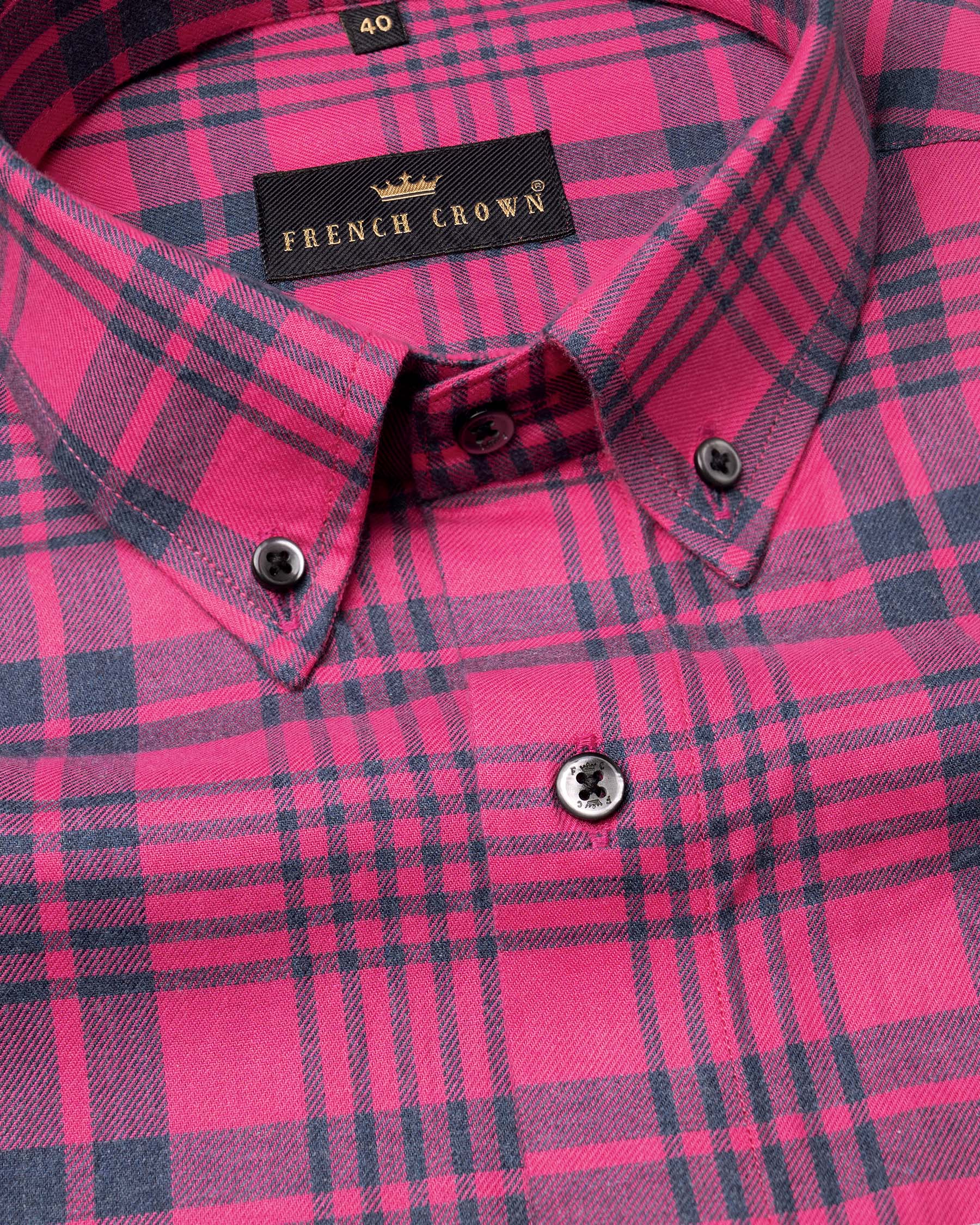 Cerise Pink Twill Plaid Premium Cotton Shirt 6814-BD-BLK-38,6814-BD-BLK-38,6814-BD-BLK-39,6814-BD-BLK-39,6814-BD-BLK-40,6814-BD-BLK-40,6814-BD-BLK-42,6814-BD-BLK-42,6814-BD-BLK-44,6814-BD-BLK-44,6814-BD-BLK-46,6814-BD-BLK-46,6814-BD-BLK-48,6814-BD-BLK-48,6814-BD-BLK-50,6814-BD-BLK-50,6814-BD-BLK-52,6814-BD-BLK-52