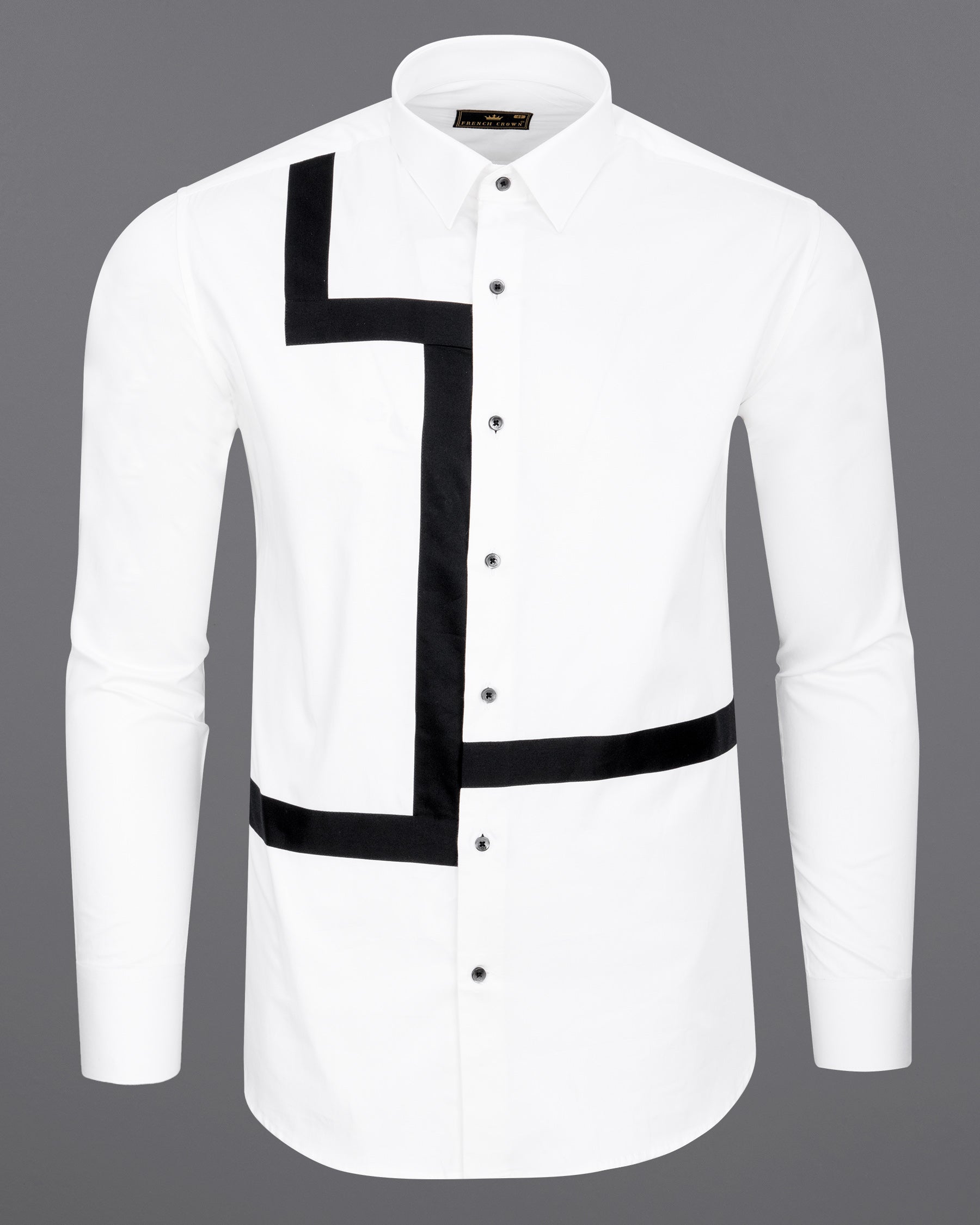 Bright White Subtle Sheen with Black Super Soft Premium Cotton Designer Shirt 6822-BLK-P304-38, 6822-BLK-P304-H-38, 6822-BLK-P304-39, 6822-BLK-P304-H-39, 6822-BLK-P304-40, 6822-BLK-P304-H-40, 6822-BLK-P304-42, 6822-BLK-P304-H-42, 6822-BLK-P304-44, 6822-BLK-P304-H-44, 6822-BLK-P304-46, 6822-BLK-P304-H-46, 6822-BLK-P304-48, 6822-BLK-P304-H-48, 6822-BLK-P304-50, 6822-BLK-P304-H-50, 6822-BLK-P304-52, 6822-BLK-P304-H-52