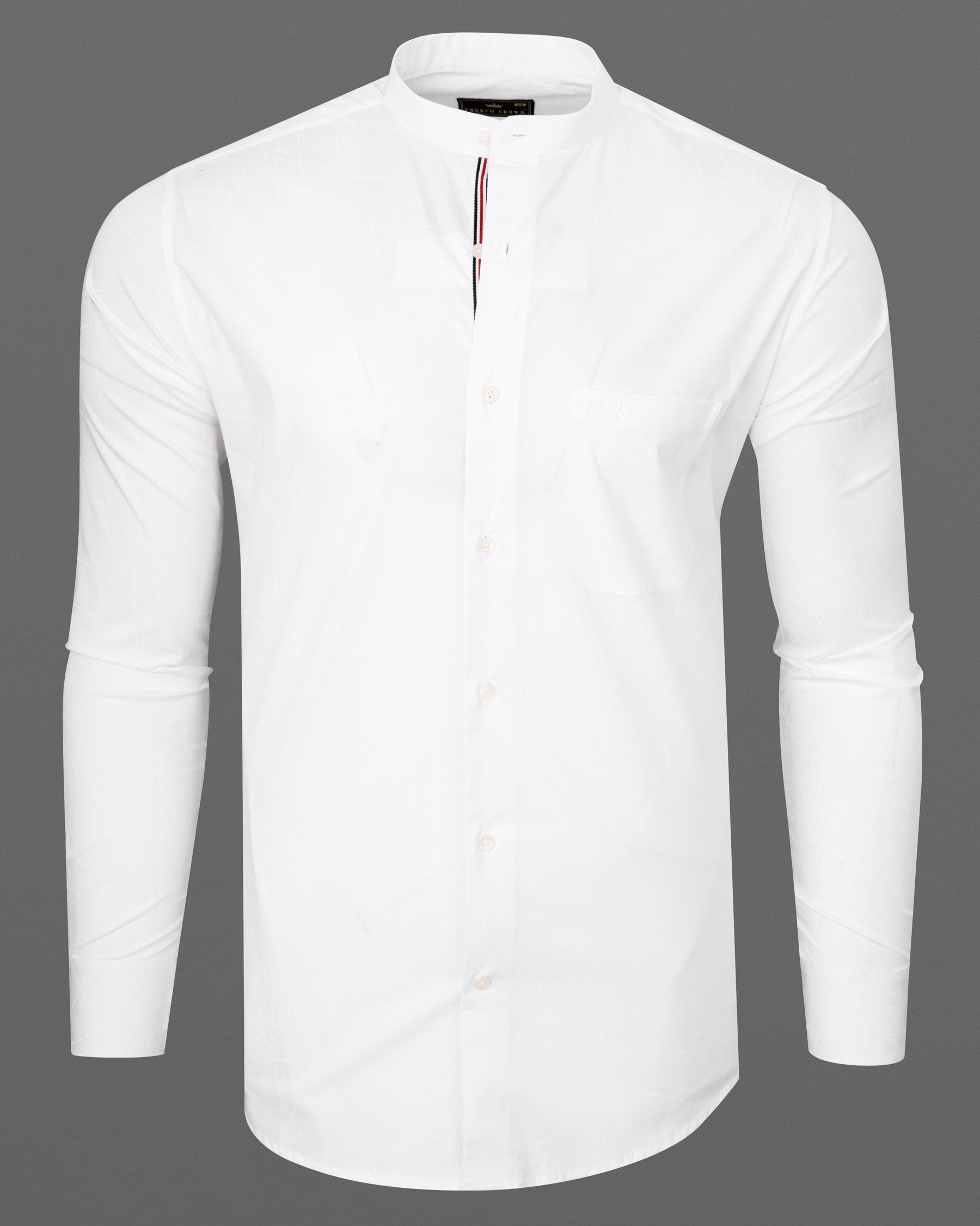 Bright White subtle abstract lines Printed Super Soft Premium Cotton Shirt 6828-M-38,6828-M-38,6828-M-39,6828-M-39,6828-M-40,6828-M-40,6828-M-42,6828-M-42,6828-M-44,6828-M-44,6828-M-46,6828-M-46,6828-M-48,6828-M-48,6828-M-50,6828-M-50,6828-M-52,6828-M-52