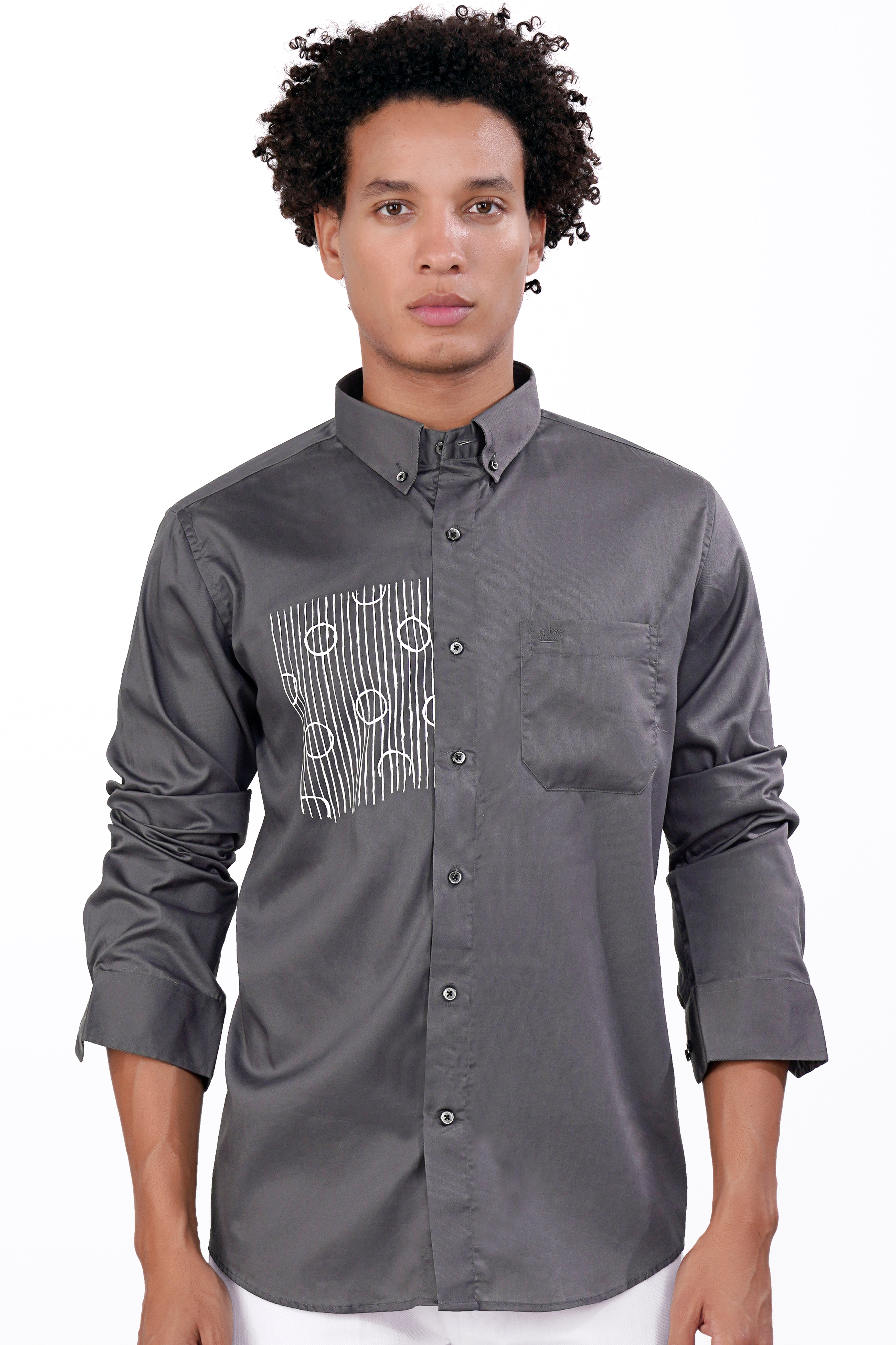 Nevada Gray Hand Painted Premium Cotton Designer Shirt 6851-BD-BLK-ART-38, 6851-BD-BLK-ART-H-38, 6851-BD-BLK-ART-39, 6851-BD-BLK-ART-H-39, 6851-BD-BLK-ART-40, 6851-BD-BLK-ART-H-40, 6851-BD-BLK-ART-42, 6851-BD-BLK-ART-H-42, 6851-BD-BLK-ART-44, 6851-BD-BLK-ART-H-44, 6851-BD-BLK-ART-46, 6851-BD-BLK-ART-H-46, 6851-BD-BLK-ART-48, 6851-BD-BLK-ART-H-48, 6851-BD-BLK-ART-50, 6851-BD-BLK-ART-H-50, 6851-BD-BLK-ART-52, 6851-BD-BLK-ART-H-52