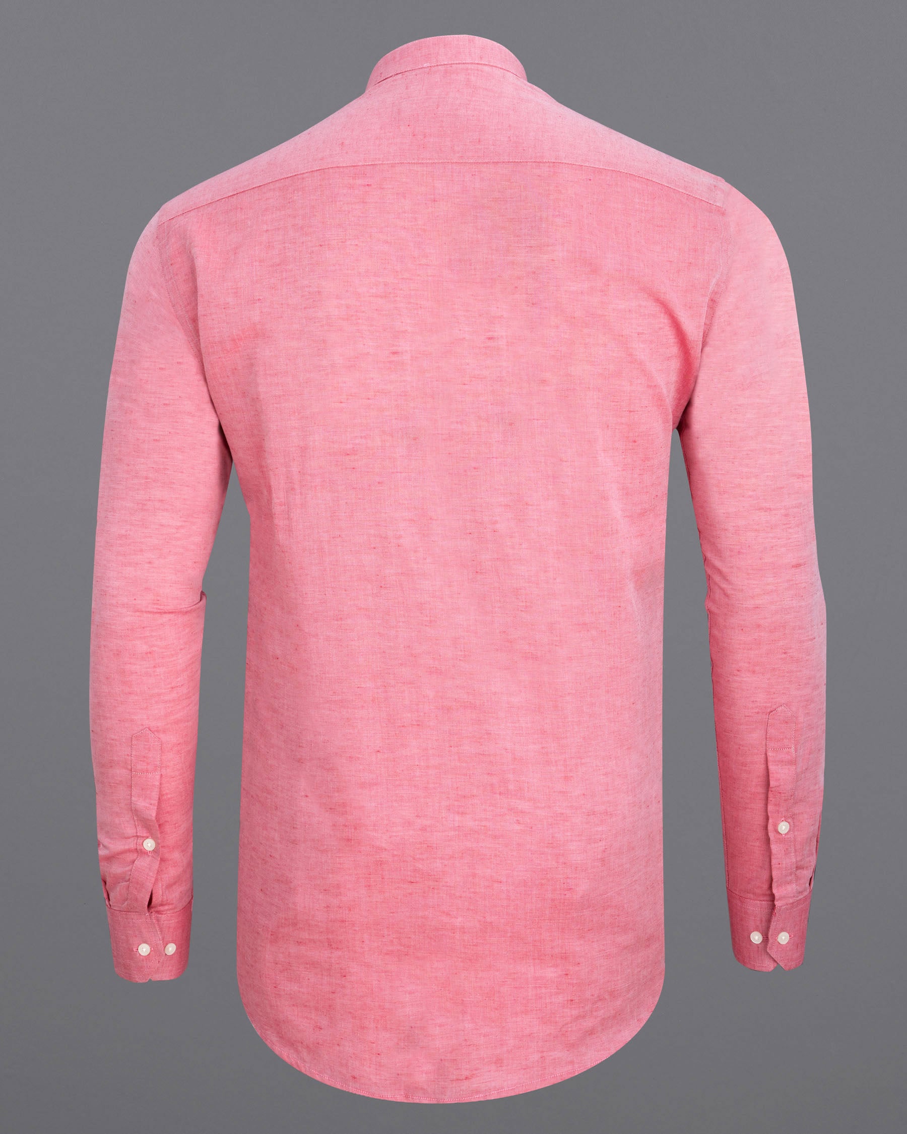 Petite Pink Luxurious Linen Shirt
