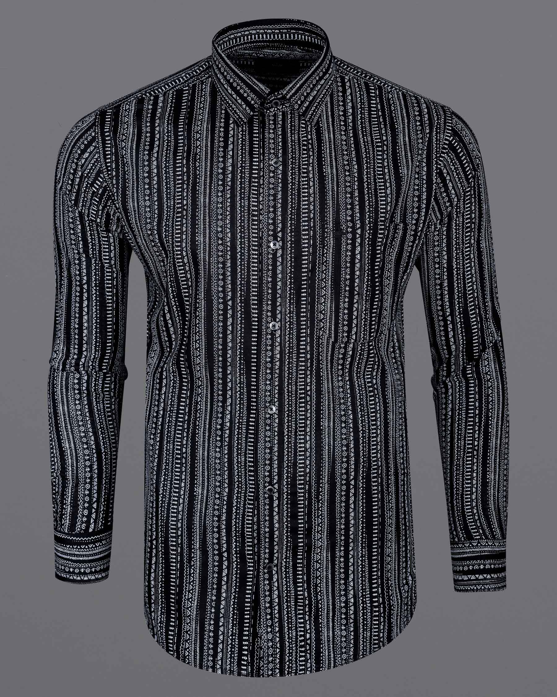 Vulcan Black Ancient art Printed Premium Cotton Shirt 6965-BLK-38,6965-BLK-H-38,6965-BLK-39,6965-BLK-H-39,6965-BLK-40,6965-BLK-H-40,6965-BLK-42,6965-BLK-H-42,6965-BLK-44,6965-BLK-H-44,6965-BLK-46,6965-BLK-H-46,6965-BLK-48,6965-BLK-H-48,6965-BLK-50,6965-BLK-H-50,6965-BLK-52,6965-BLK-H-52