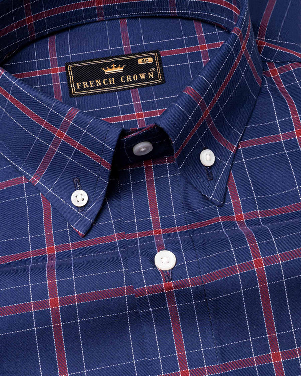 Rhino Blue Windowpane Twill Premium Cotton Shirt 6970-BD-38,6970-BD-H-38,6970-BD-39,6970-BD-H-39,6970-BD-40,6970-BD-H-40,6970-BD-42,6970-BD-H-42,6970-BD-44,6970-BD-H-44,6970-BD-46,6970-BD-H-46,6970-BD-48,6970-BD-H-48,6970-BD-50,6970-BD-H-50,6970-BD-52,6970-BD-H-52
