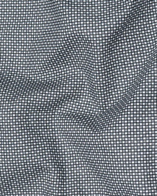 Bright White and Venus Grey Checkered Premium Cotton Shirt 6974-BLK-38,6974-BLK-38,6974-BLK-39,6974-BLK-39,6974-BLK-40,6974-BLK-40,6974-BLK-42,6974-BLK-42,6974-BLK-44,6974-BLK-44,6974-BLK-46,6974-BLK-46,6974-BLK-48,6974-BLK-48,6974-BLK-50,6974-BLK-50,6974-BLK-52,6974-BLK-52