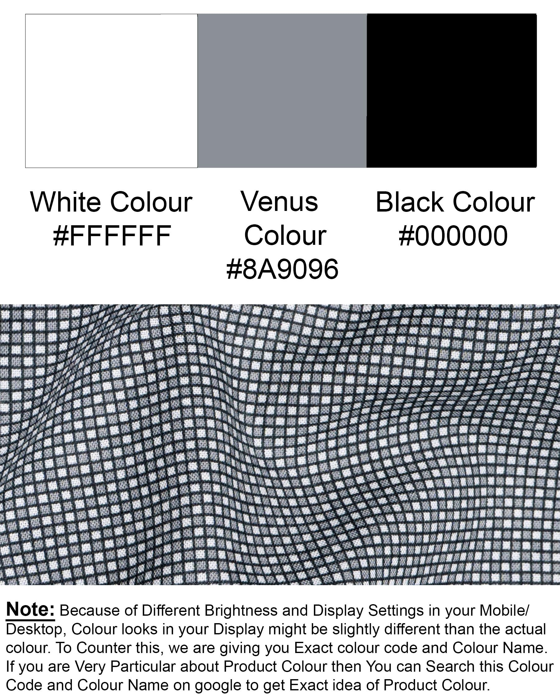 Bright White and Venus Grey Checkered Premium Cotton Shirt 6974-BLK-38,6974-BLK-38,6974-BLK-39,6974-BLK-39,6974-BLK-40,6974-BLK-40,6974-BLK-42,6974-BLK-42,6974-BLK-44,6974-BLK-44,6974-BLK-46,6974-BLK-46,6974-BLK-48,6974-BLK-48,6974-BLK-50,6974-BLK-50,6974-BLK-52,6974-BLK-52