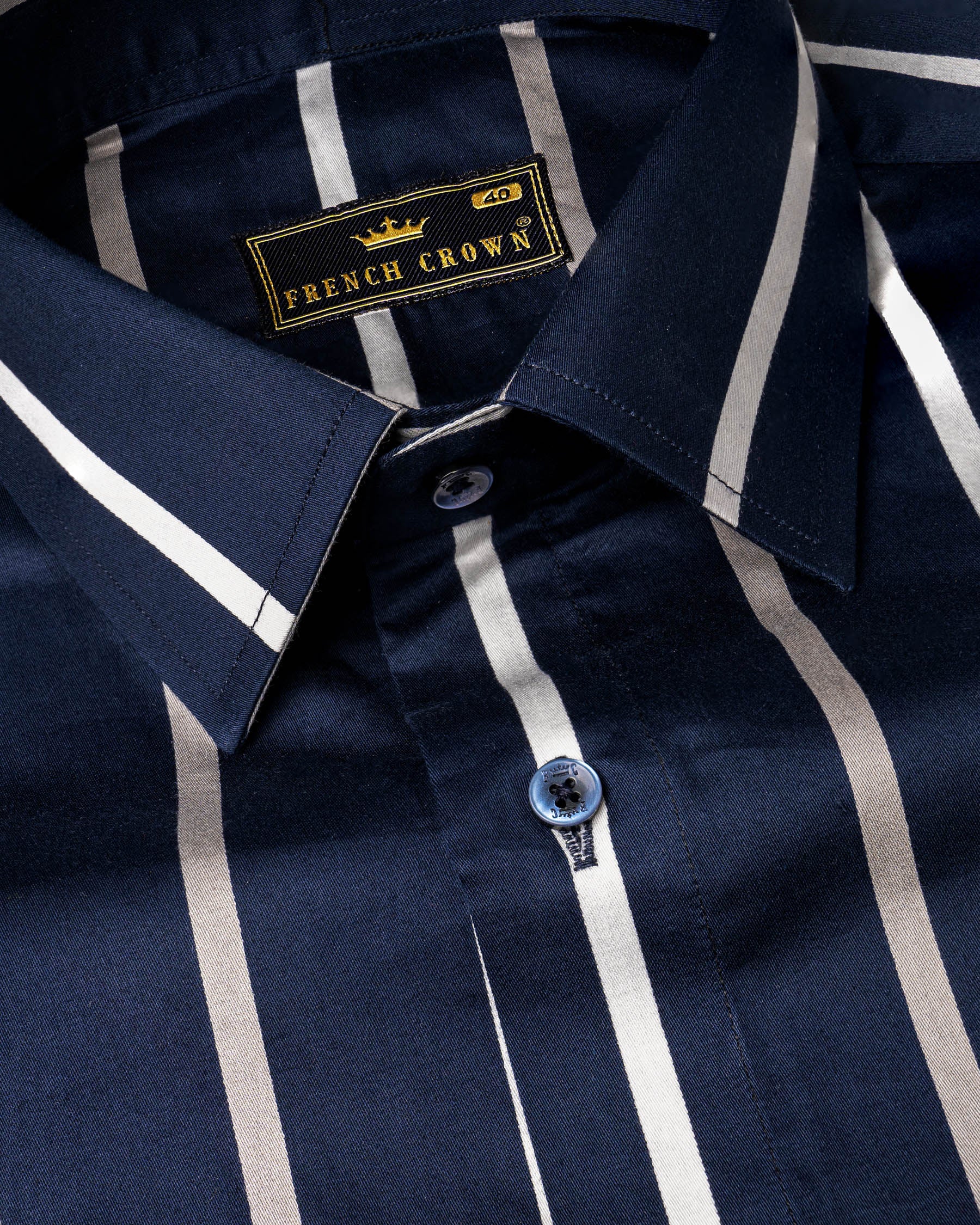 Bright White and Ebony Clay Blue Striped Super Soft Premium Cotton Shirt 6983-BLE-38, 6983-BLE-H-38, 6983-BLE-39, 6983-BLE-H-39, 6983-BLE-40, 6983-BLE-H-40, 6983-BLE-42, 6983-BLE-H-42, 6983-BLE-44, 6983-BLE-H-44, 6983-BLE-46, 6983-BLE-H-46, 6983-BLE-48, 6983-BLE-H-48, 6983-BLE-50, 6983-BLE-H-50, 6983-BLE-52, 6983-BLE-H-52