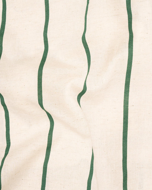 Ecru Brown with Oxley Green Striped Luxurious Linen Shirt 7010-M-38,7010-M-38,7010-M-39,7010-M-39,7010-M-40,7010-M-40,7010-M-42,7010-M-42,7010-M-44,7010-M-44,7010-M-46,7010-M-46,7010-M-48,7010-M-48,7010-M-50,7010-M-50,7010-M-52,7010-M-52