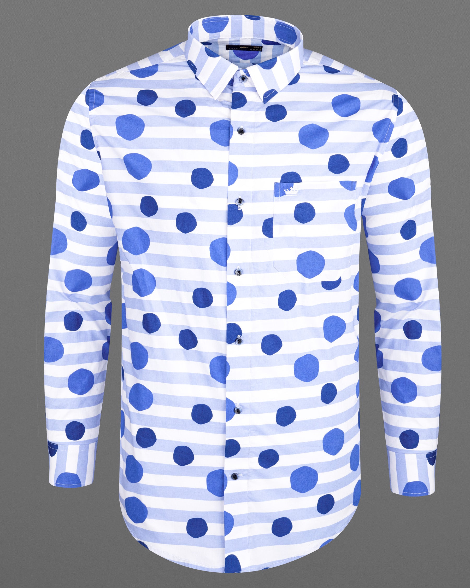 Moonraker with Polka Printed and Striped Premium Cotton Shirt 7011-BLE-38,7011-BLE-38,7011-BLE-39,7011-BLE-39,7011-BLE-40,7011-BLE-40,7011-BLE-42,7011-BLE-42,7011-BLE-44,7011-BLE-44,7011-BLE-46,7011-BLE-46,7011-BLE-48,7011-BLE-48,7011-BLE-50,7011-BLE-50,7011-BLE-52,7011-BLE-52