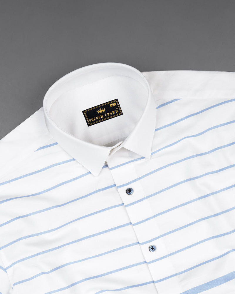 Bright White and Pale Cerulean Blue Horizontal Striped Royal Oxford Shirt 7073-BLE-38,7073-BLE-38,7073-BLE-39,7073-BLE-39,7073-BLE-40,7073-BLE-40,7073-BLE-42,7073-BLE-42,7073-BLE-44,7073-BLE-44,7073-BLE-46,7073-BLE-46,7073-BLE-48,7073-BLE-48,7073-BLE-50,7073-BLE-50,7073-BLE-52,7073-BLE-52