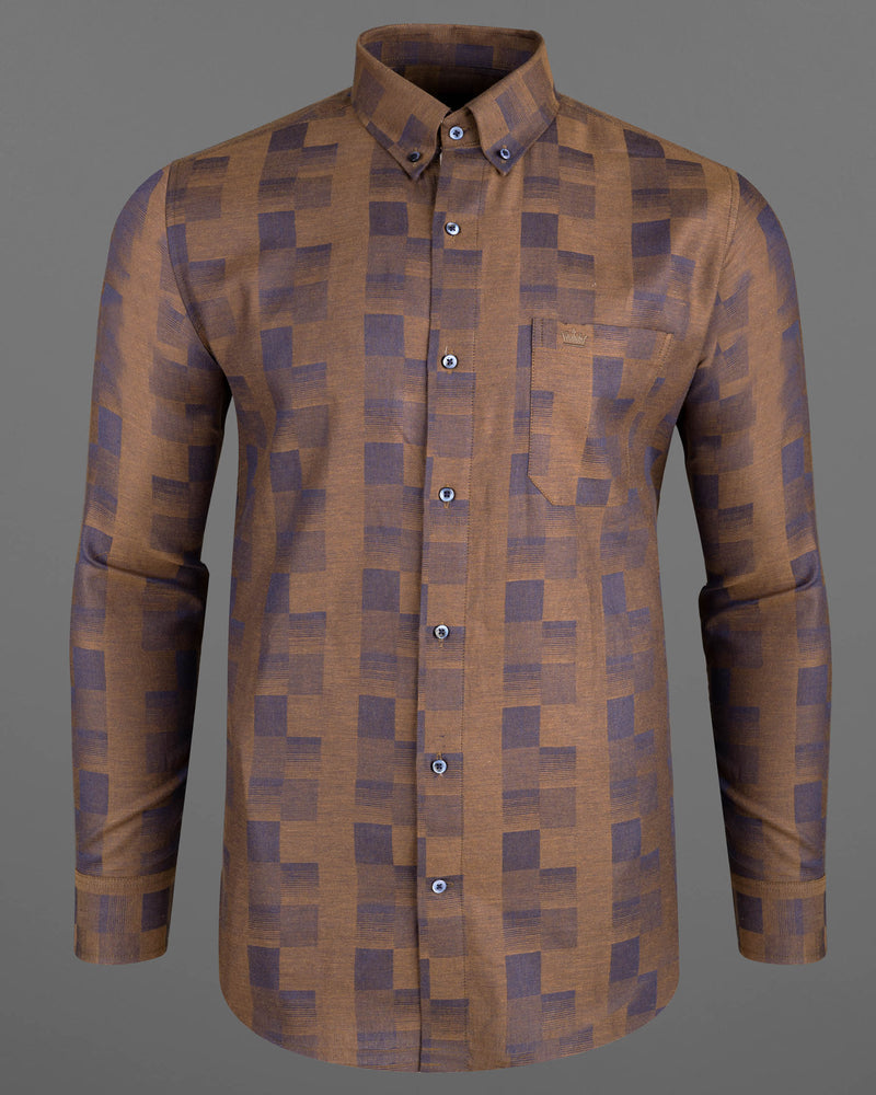 Toast Brown And Gravel Blue Box Textured Twill Premium Cotton Shirt 7091-BD-BLE-38,7091-BD-BLE-38,7091-BD-BLE-39,7091-BD-BLE-39,7091-BD-BLE-40,7091-BD-BLE-40,7091-BD-BLE-42,7091-BD-BLE-42,7091-BD-BLE-44,7091-BD-BLE-44,7091-BD-BLE-46,7091-BD-BLE-46,7091-BD-BLE-48,7091-BD-BLE-48,7091-BD-BLE-50,7091-BD-BLE-50,7091-BD-BLE-52,7091-BD-BLE-52