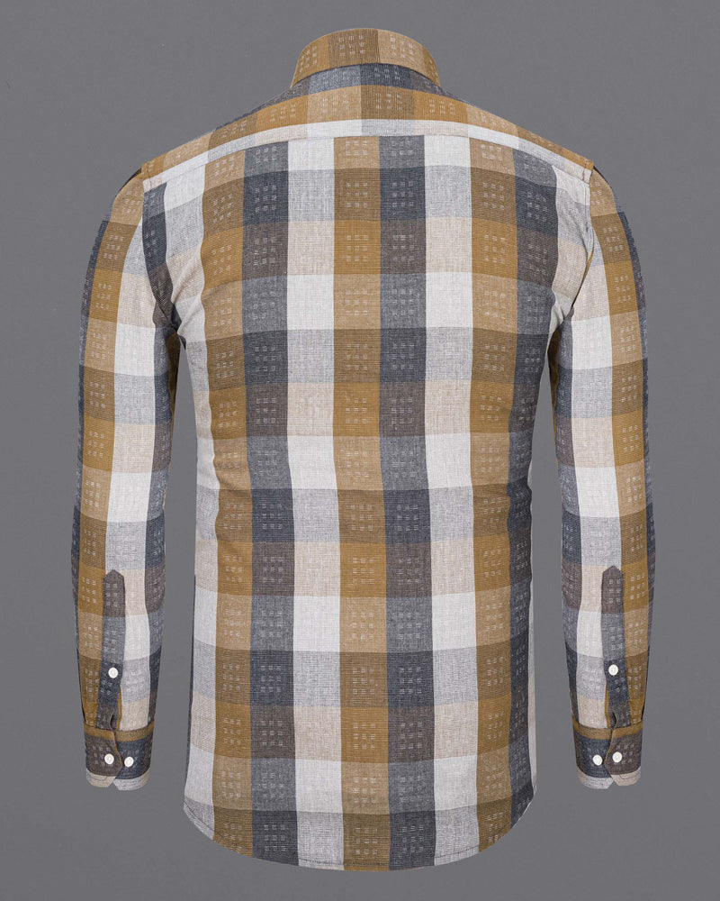 Cameo Brown with Bright White and Mobster Gray Twill Premium Cotton Shirt 7103-38,7103-38,7103-39,7103-39,7103-40,7103-40,7103-42,7103-42,7103-44,7103-44,7103-46,7103-46,7103-48,7103-48,7103-50,7103-50,7103-52,7103-52