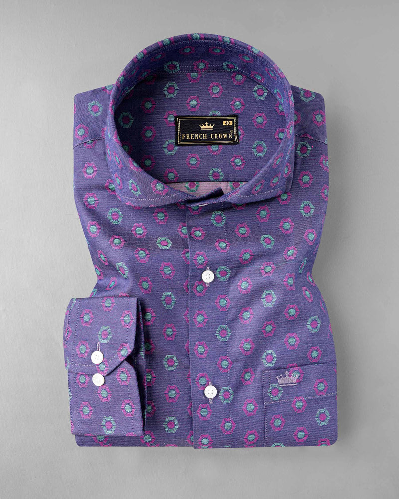 Twilight Blue Hexagon Jacquard Textured Premium Giza Cotton Shirt 7106-CA-38,7106-CA-38,7106-CA-39,7106-CA-39,7106-CA-40,7106-CA-40,7106-CA-42,7106-CA-42,7106-CA-44,7106-CA-44,7106-CA-46,7106-CA-46,7106-CA-48,7106-CA-48,7106-CA-50,7106-CA-50,7106-CA-52,7106-CA-52