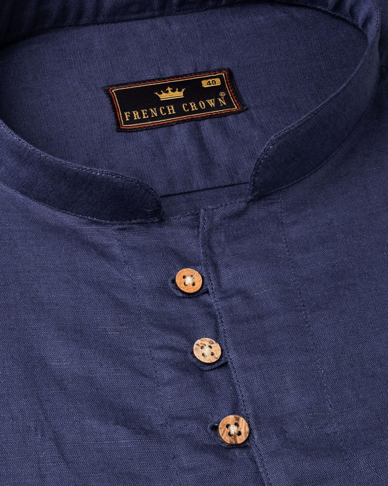 Martinique Blue Luxurious Linen Kurta Shirt 7132-KS-38,7132-KS-H-38,7132-KS-39,7132-KS-H-39,7132-KS-40,7132-KS-H-40,7132-KS-42,7132-KS-H-42,7132-KS-44,7132-KS-H-44,7132-KS-46,7132-KS-H-46,7132-KS-48,7132-KS-H-48,7132-KS-50,7132-KS-H-50,7132-KS-52,7132-KS-H-52