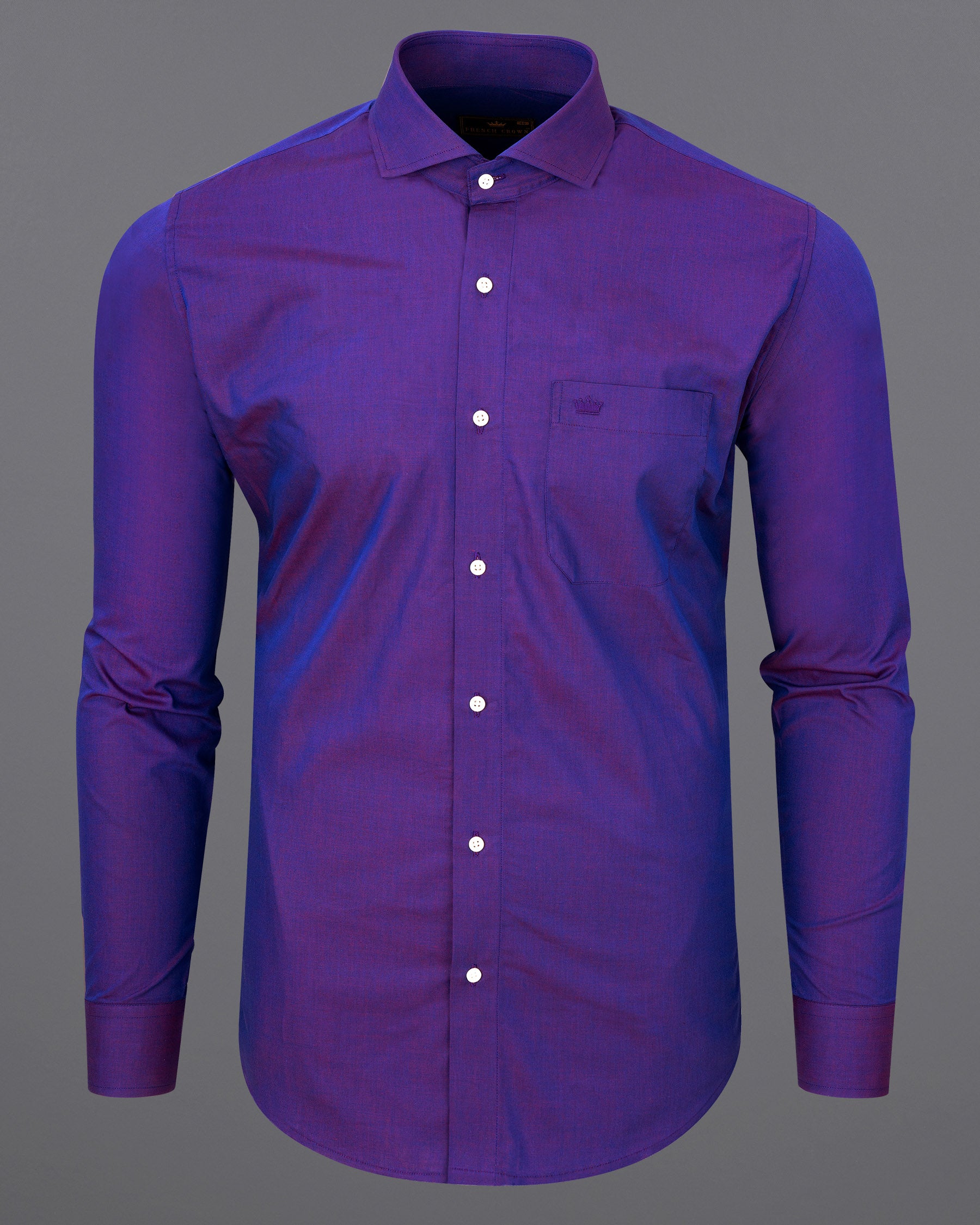 Eminence and Cobalt Blue Two Tone Chambray Textured Premium Cotton Shirt 7144-CA-38,7144-CA-H-38,7144-CA-39,7144-CA-H-39,7144-CA-40,7144-CA-H-40,7144-CA-42,7144-CA-H-42,7144-CA-44,7144-CA-H-44,7144-CA-46,7144-CA-H-46,7144-CA-48,7144-CA-H-48,7144-CA-50,7144-CA-H-50,7144-CA-52,7144-CA-H-52