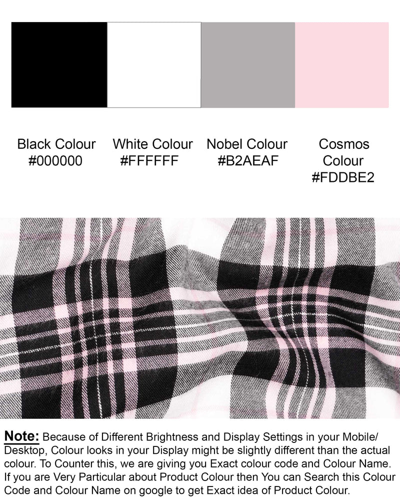 Jade Black and White Plaid Twill Premium Cotton Shirt 7179-BLK-38,7179-BLK-H-38,7179-BLK-39,7179-BLK-H-39,7179-BLK-40,7179-BLK-H-40,7179-BLK-42,7179-BLK-H-42,7179-BLK-44,7179-BLK-H-44,7179-BLK-46,7179-BLK-H-46,7179-BLK-48,7179-BLK-H-48,7179-BLK-50,7179-BLK-H-50,7179-BLK-52,7179-BLK-H-52