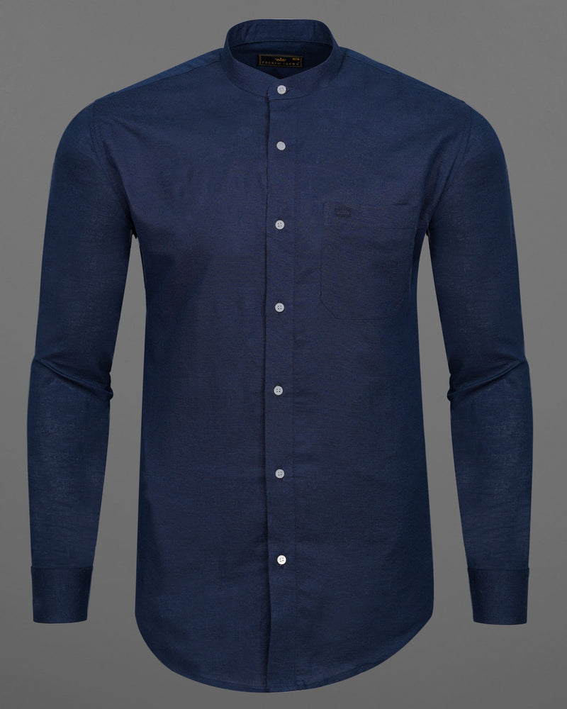 Thunder Blue Luxurious Linen Shirt 7195-M-38,7195-M-H-38,7195-M-39,7195-M-H-39,7195-M-40,7195-M-H-40,7195-M-42,7195-M-H-42,7195-M-44,7195-M-H-44,7195-M-46,7195-M-H-46,7195-M-48,7195-M-H-48,7195-M-50,7195-M-H-50,7195-M-52,7195-M-H-52