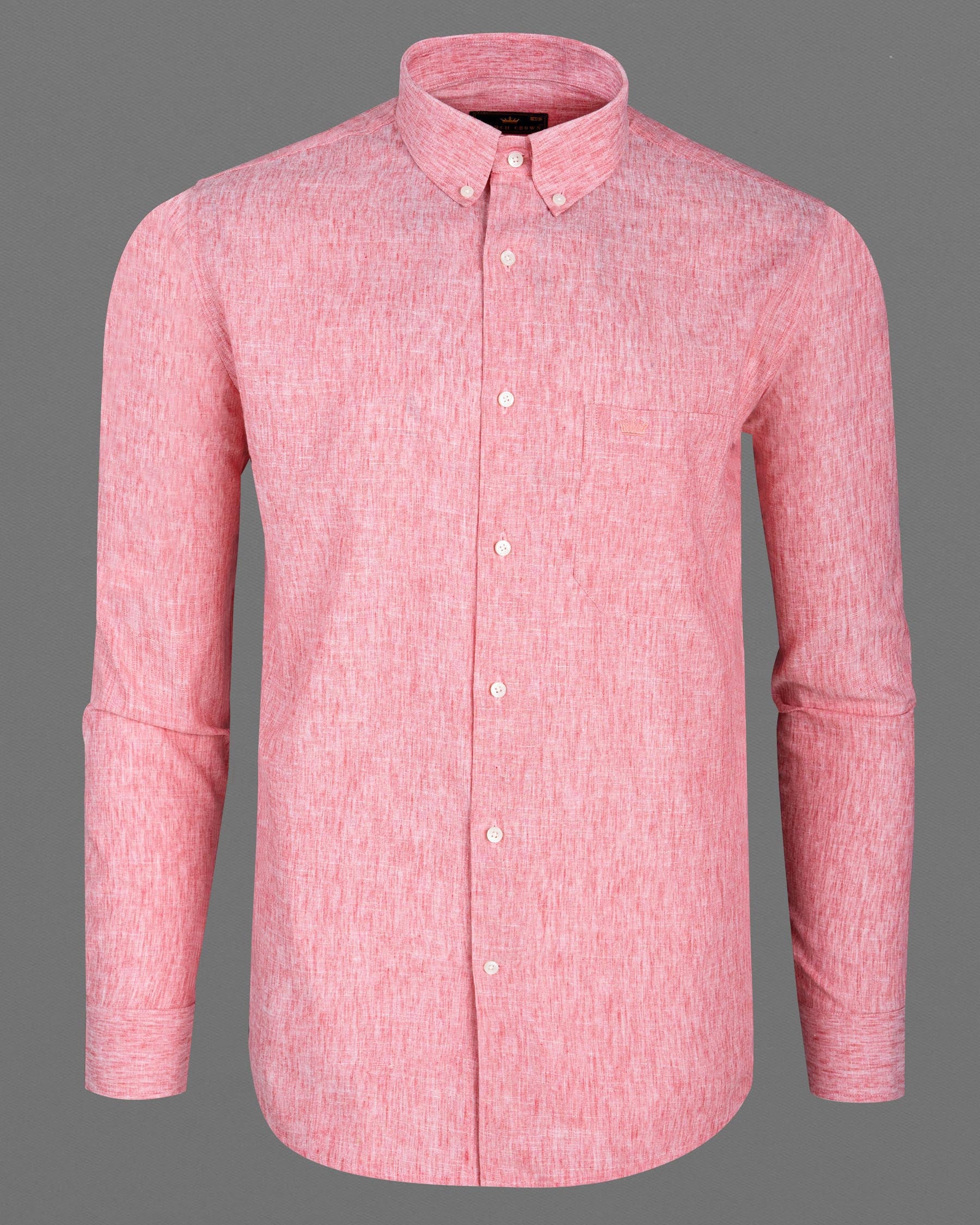 Kawaii Pink Luxurious Linen Shirt