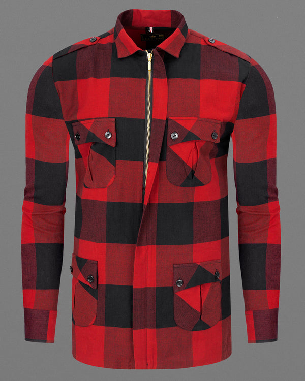 Peanut with Pale Carmine Red Herringbone Zipper Closure Over Shirt 7367-P95-38, 7367-P95-H-38, 7367-P95-39, 7367-P95-H-39, 7367-P95-40, 7367-P95-H-40, 7367-P95-42, 7367-P95-H-42, 7367-P95-44, 7367-P95-H-44, 7367-P95-46, 7367-P95-H-46, 7367-P95-48, 7367-P95-H-48, 7367-P95-50, 7367-P95-H-50, 7367-P95-52, 7367-P95-H-52