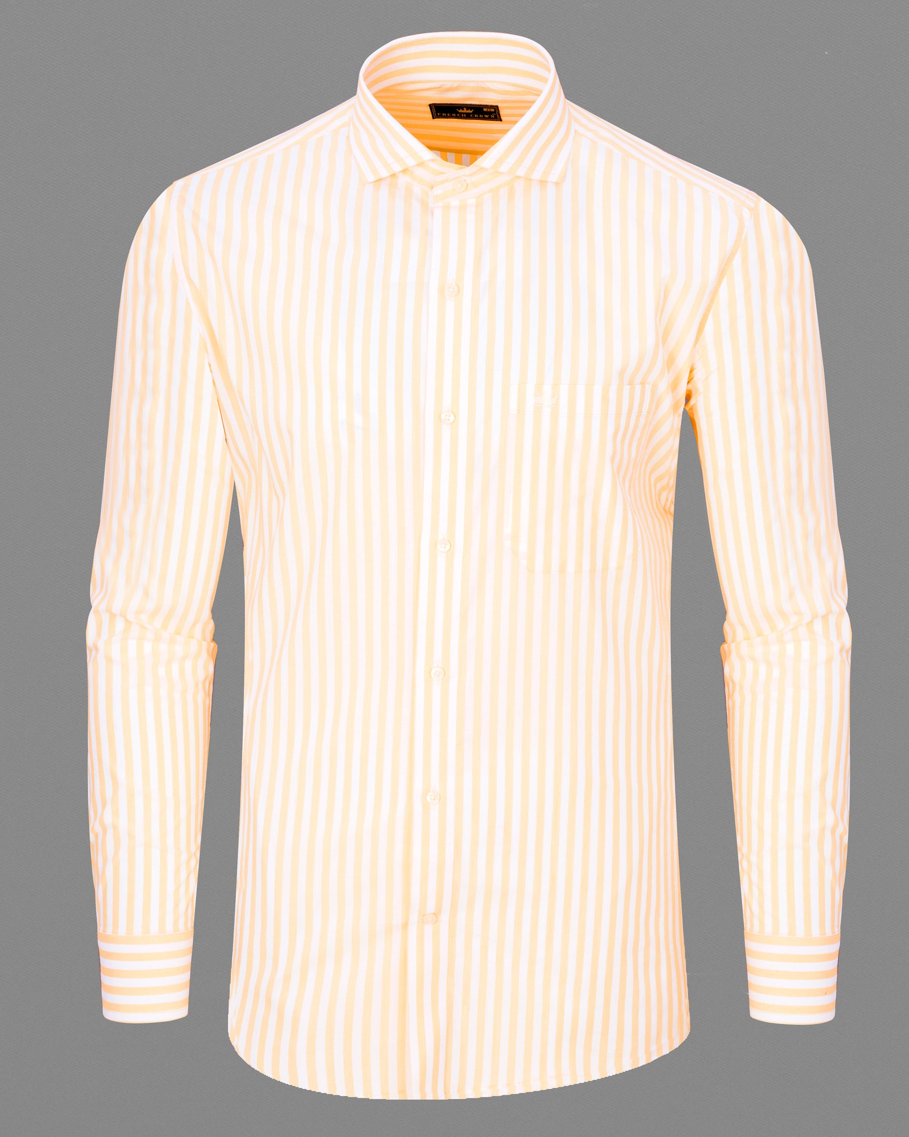 Astra with White Striped Premium Cotton Shirt