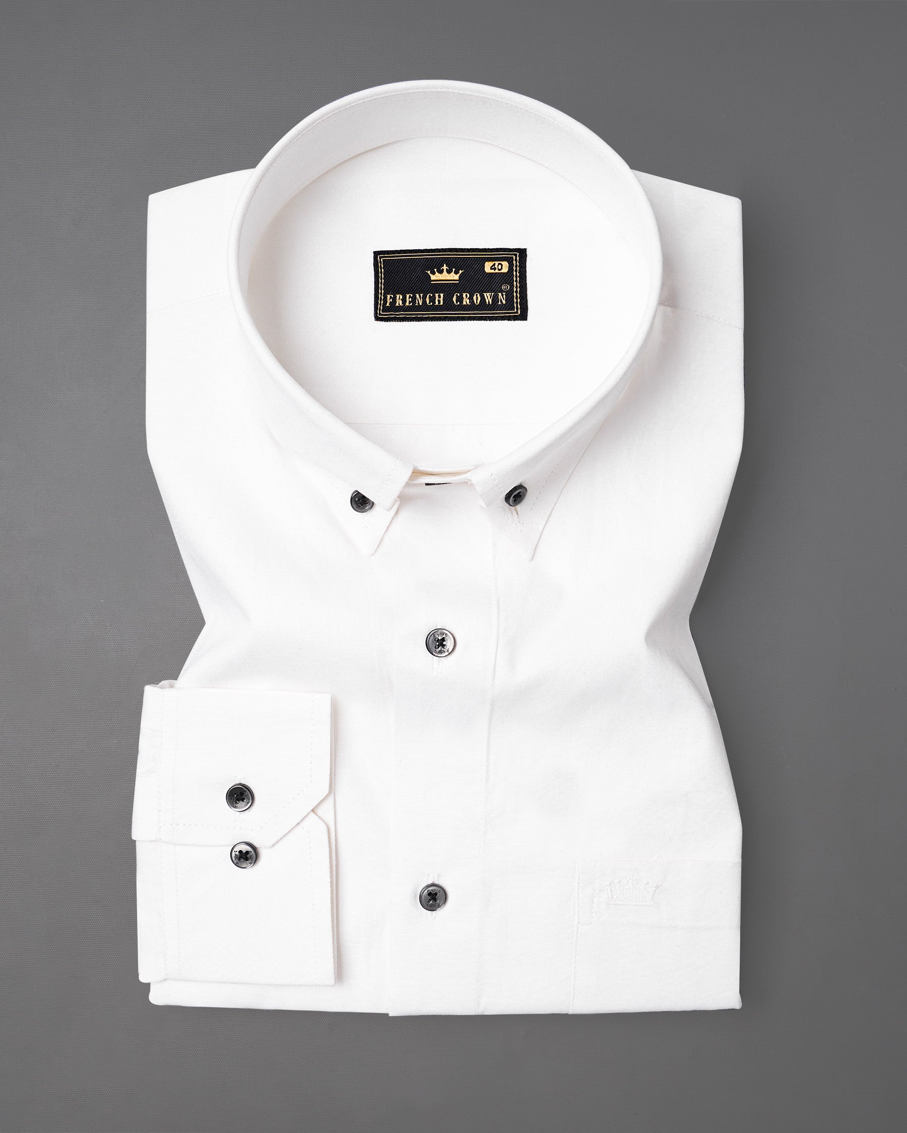 Off White Premium Cotton Shirt
