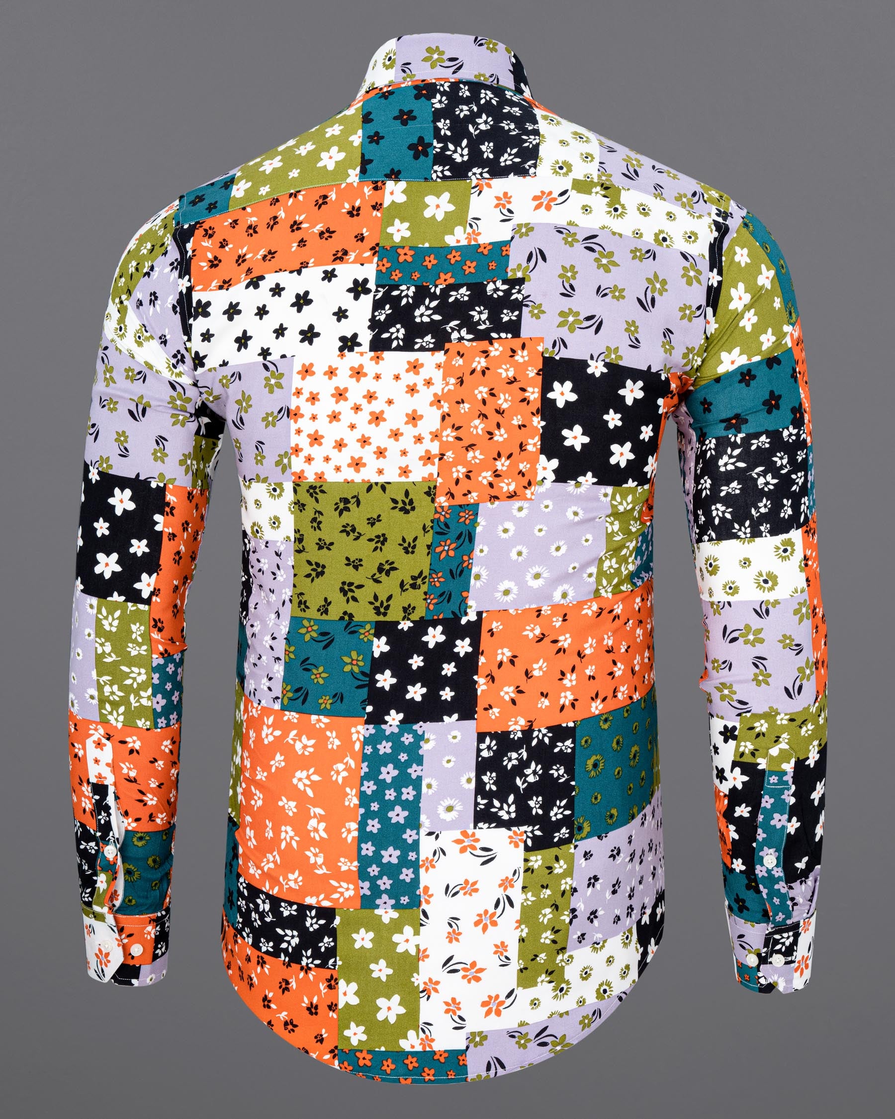 Multicolour Floral Printed Premium Tencel Shirt