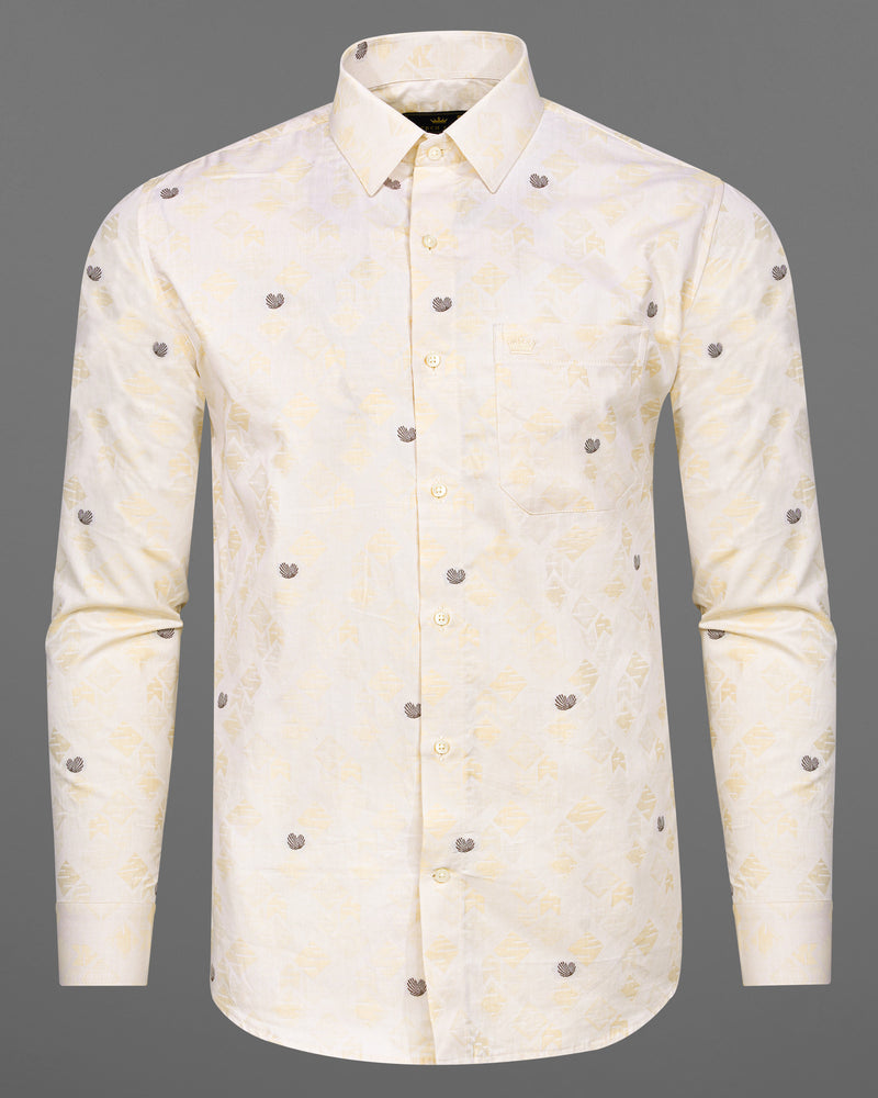 Mercury Jacquard Textured Premium Cotton Shirt
