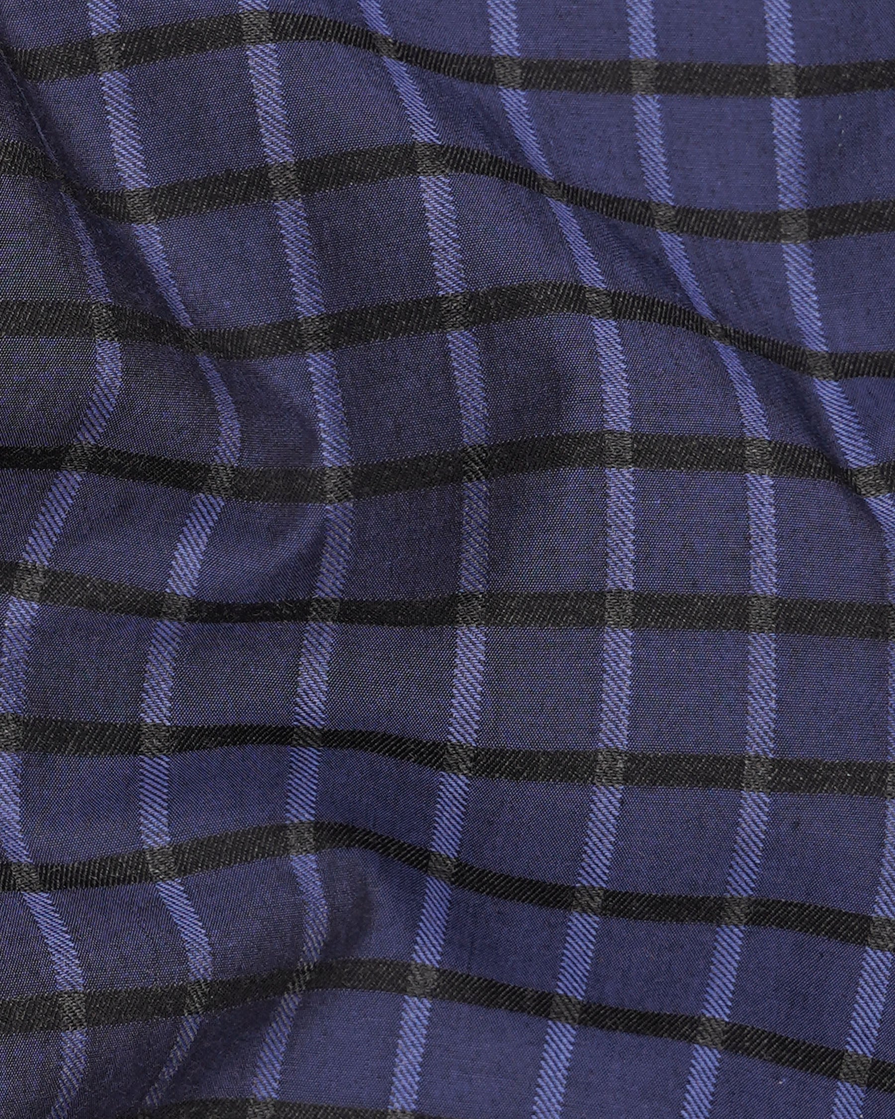 Gunmetal Blue Checkered Dobby Textured Premium Giza Cotton Shirt 7446-BLK-38, 7446-BLK-H-38, 7446-BLK-39, 7446-BLK-H-39, 7446-BLK-40, 7446-BLK-H-40, 7446-BLK-42, 7446-BLK-H-42, 7446-BLK-44, 7446-BLK-H-44, 7446-BLK-46, 7446-BLK-H-46, 7446-BLK-48, 7446-BLK-H-48, 7446-BLK-50, 7446-BLK-H-50, 7446-BLK-52, 7446-BLK-H-52