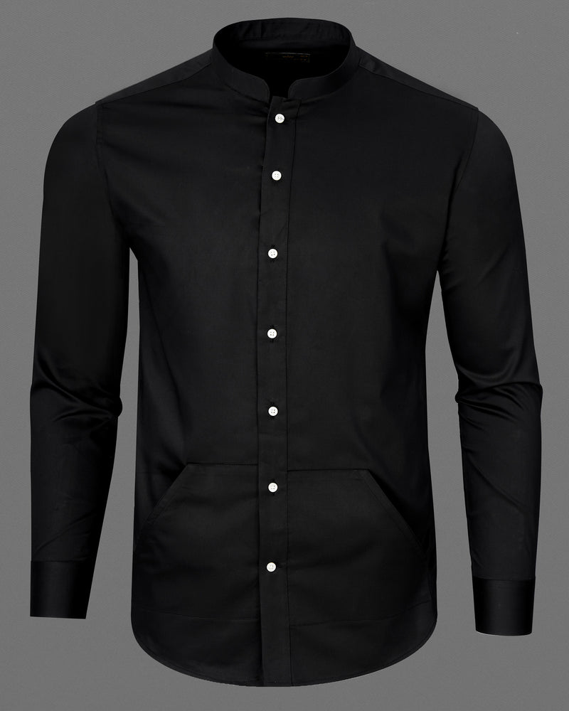 JADE BLACK SUPER SOFT PREMIUM COTTON DESIGNER SHIRT