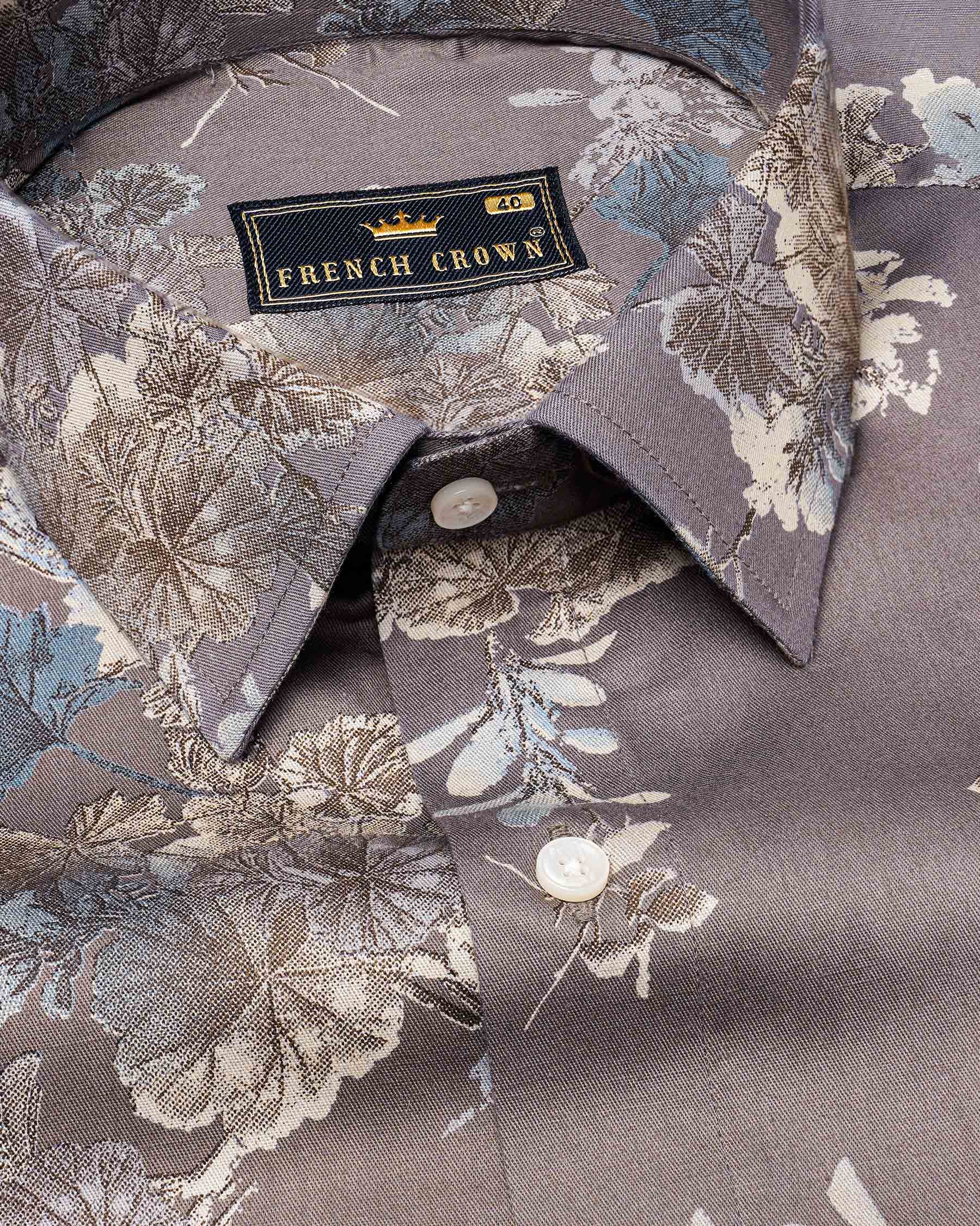 Scorpion Floral Twill Textured Premium Cotton Shirt 7498-38, 7498-H-38, 7498-39, 7498-H-39, 7498-40, 7498-H-40, 7498-42, 7498-H-42, 7498-44, 7498-H-44, 7498-46, 7498-H-46, 7498-48, 7498-H-48, 7498-50, 7498-H-50, 7498-52, 7498-H-52