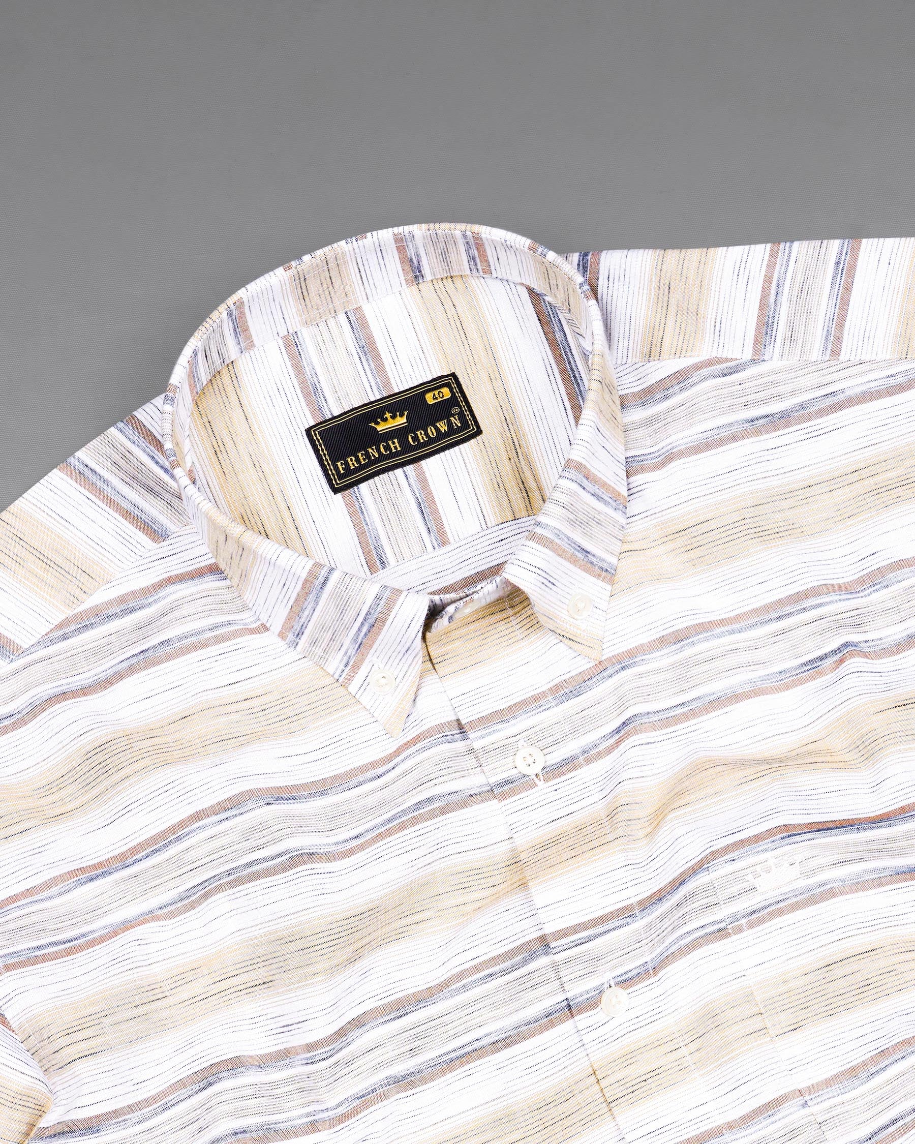 Chamois Brown and White Striped Chambray Shirt 7500-BD-38, 7500-BD-H-38, 7500-BD-39, 7500-BD-H-39, 7500-BD-40, 7500-BD-H-40, 7500-BD-42, 7500-BD-H-42, 7500-BD-44, 7500-BD-H-44, 7500-BD-46, 7500-BD-H-46, 7500-BD-48, 7500-BD-H-48, 7500-BD-50, 7500-BD-H-50, 7500-BD-52, 7500-BD-H-52