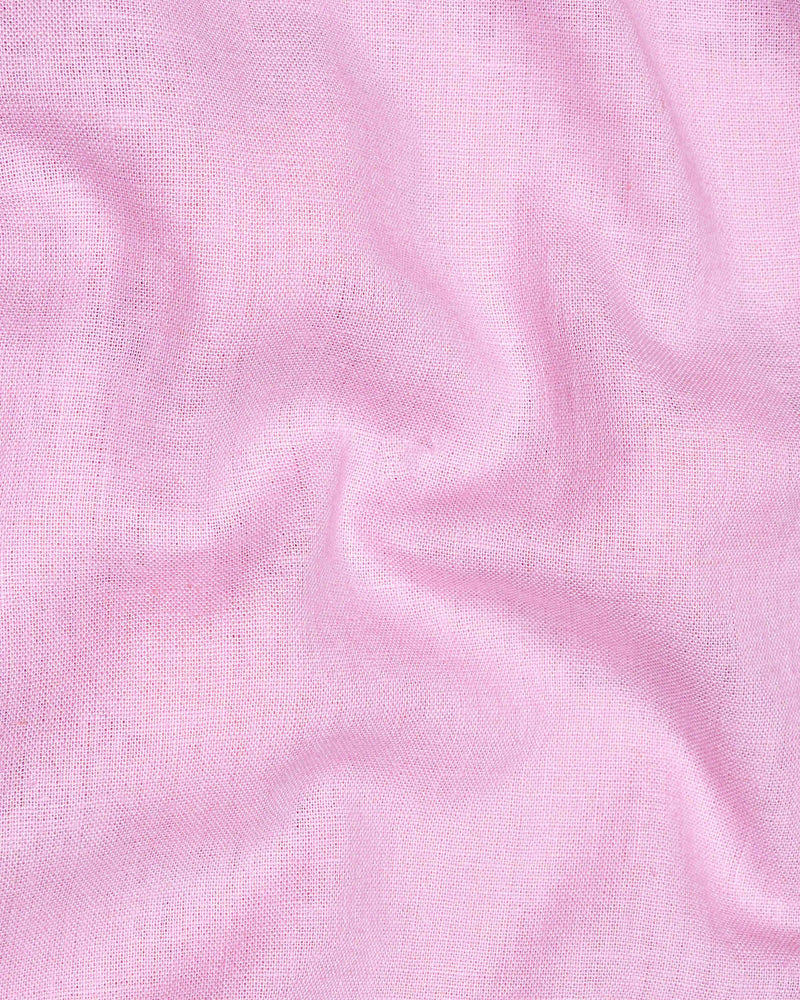 Melanie Pink Luxurious Linen Shirt