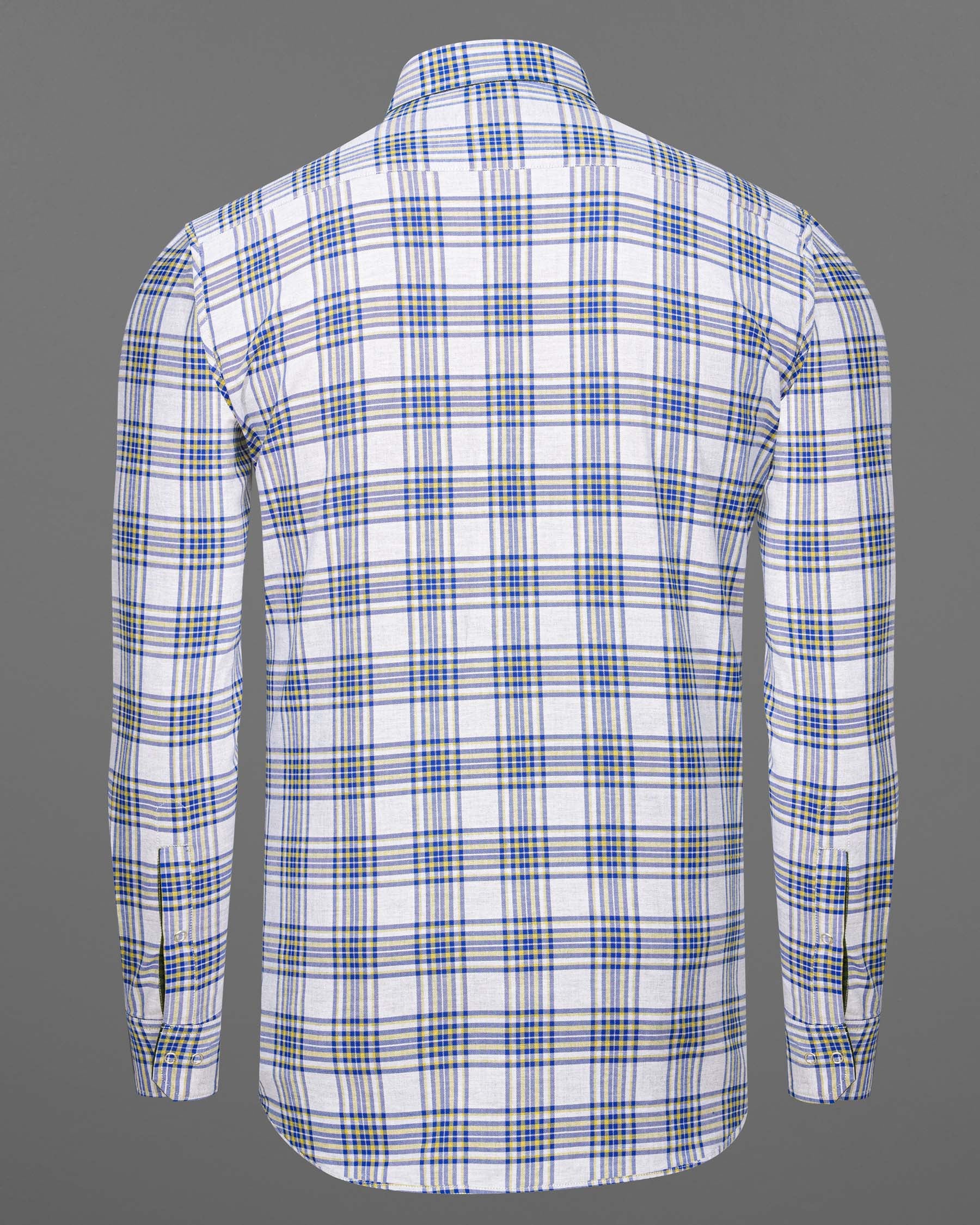 Wood Green and Bright White Plaid Royal Oxford Reversible Shirt 7538-38,7538-38,7538-39,7538-39,7538-40,7538-40,7538-42,7538-42,7538-44,7538-44,7538-46,7538-46,7538-48,7538-48,7538-50,7538-50,7538-52,7538-52