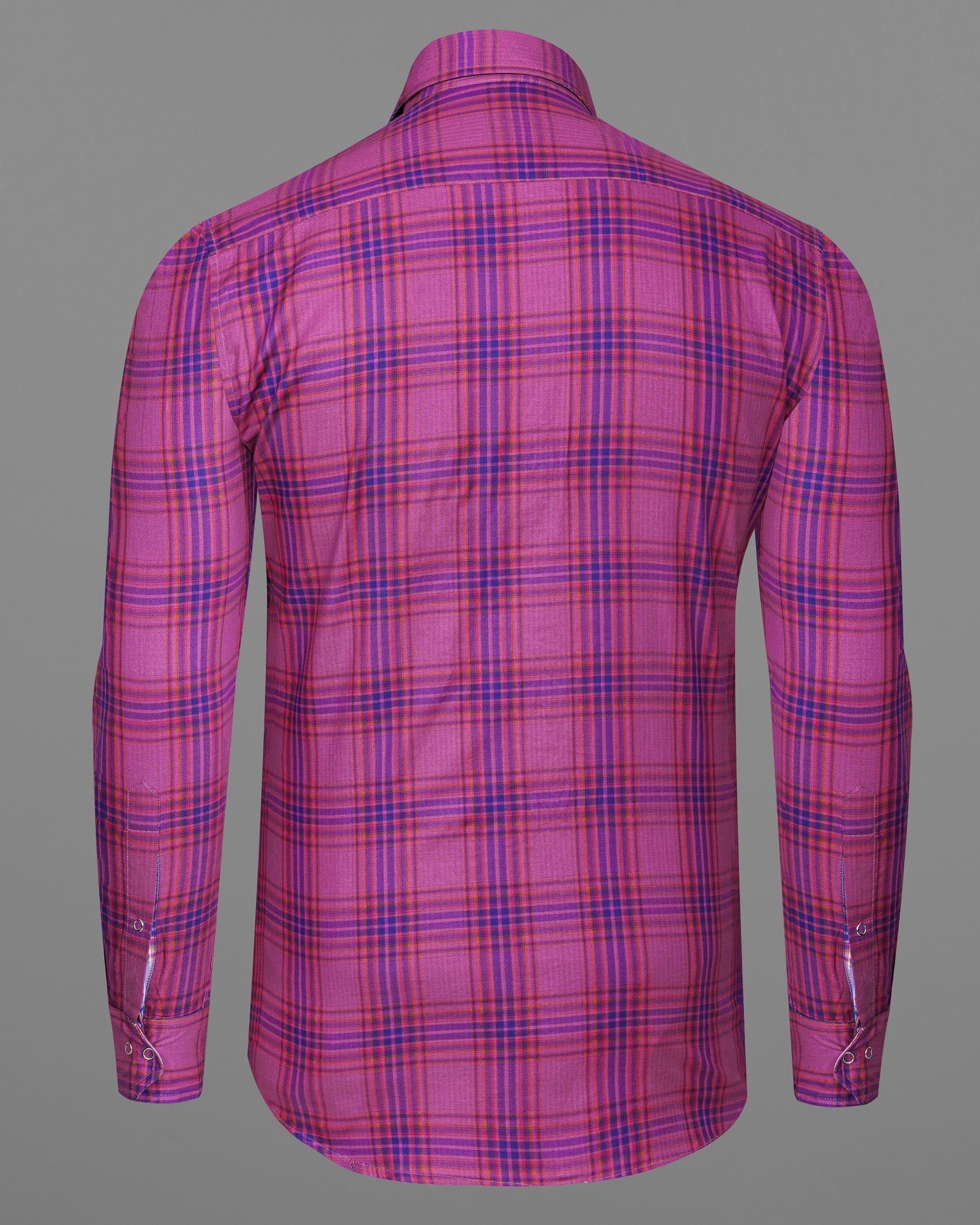 Mulberry Pink Plaid and Prelude Blue Plaid Herringbone Reversible Shirt 7541-38,7541-38,7541-39,7541-39,7541-40,7541-40,7541-42,7541-42,7541-44,7541-44,7541-46,7541-46,7541-48,7541-48,7541-50,7541-50,7541-52,7541-52