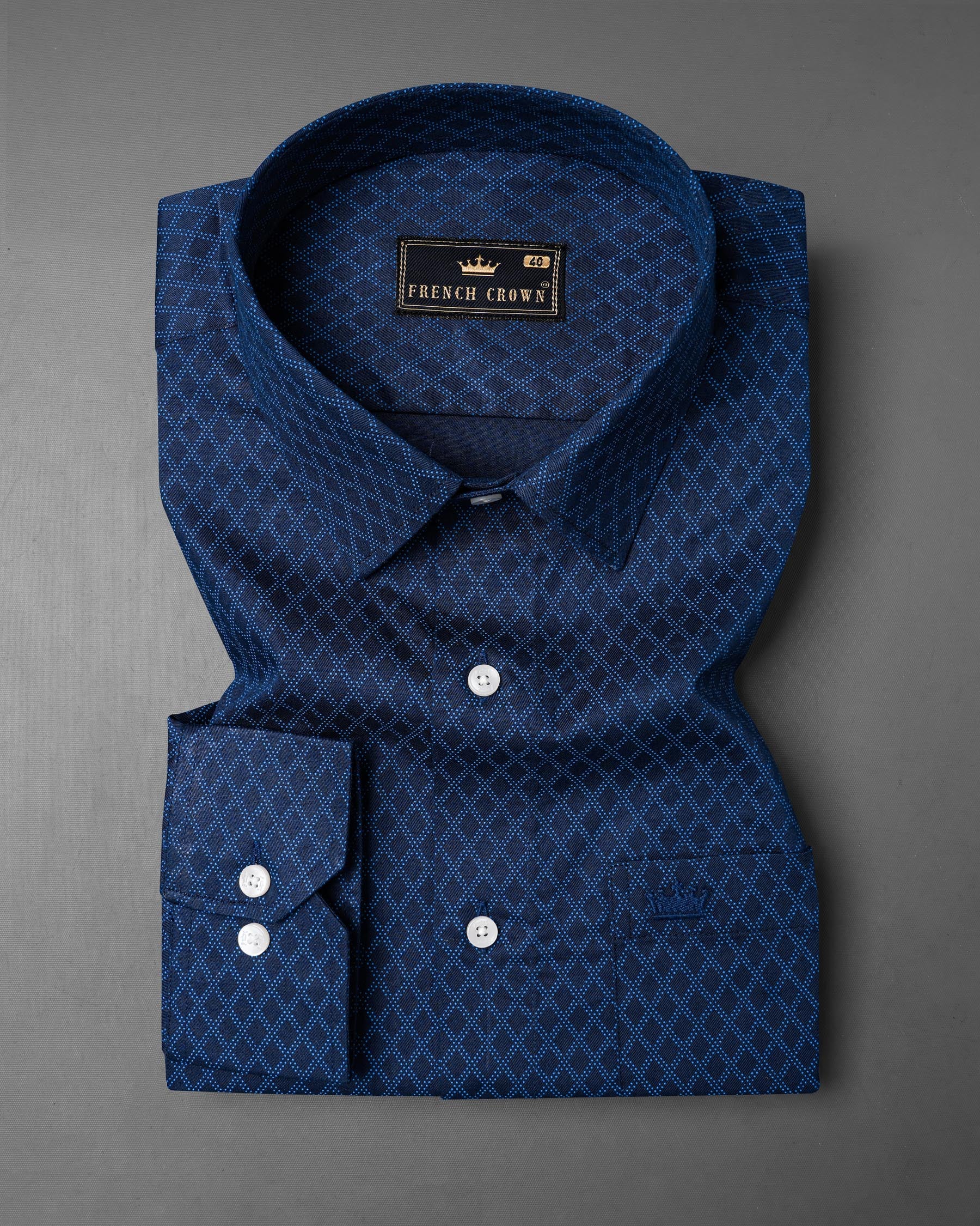 Tangaroa Blue Argyle Royal Oxford Shirt 7548-38,7548-38,7548-39,7548-39,7548-40,7548-40,7548-42,7548-42,7548-44,7548-44,7548-46,7548-46,7548-48,7548-48,7548-50,7548-50,7548-52,7548-52