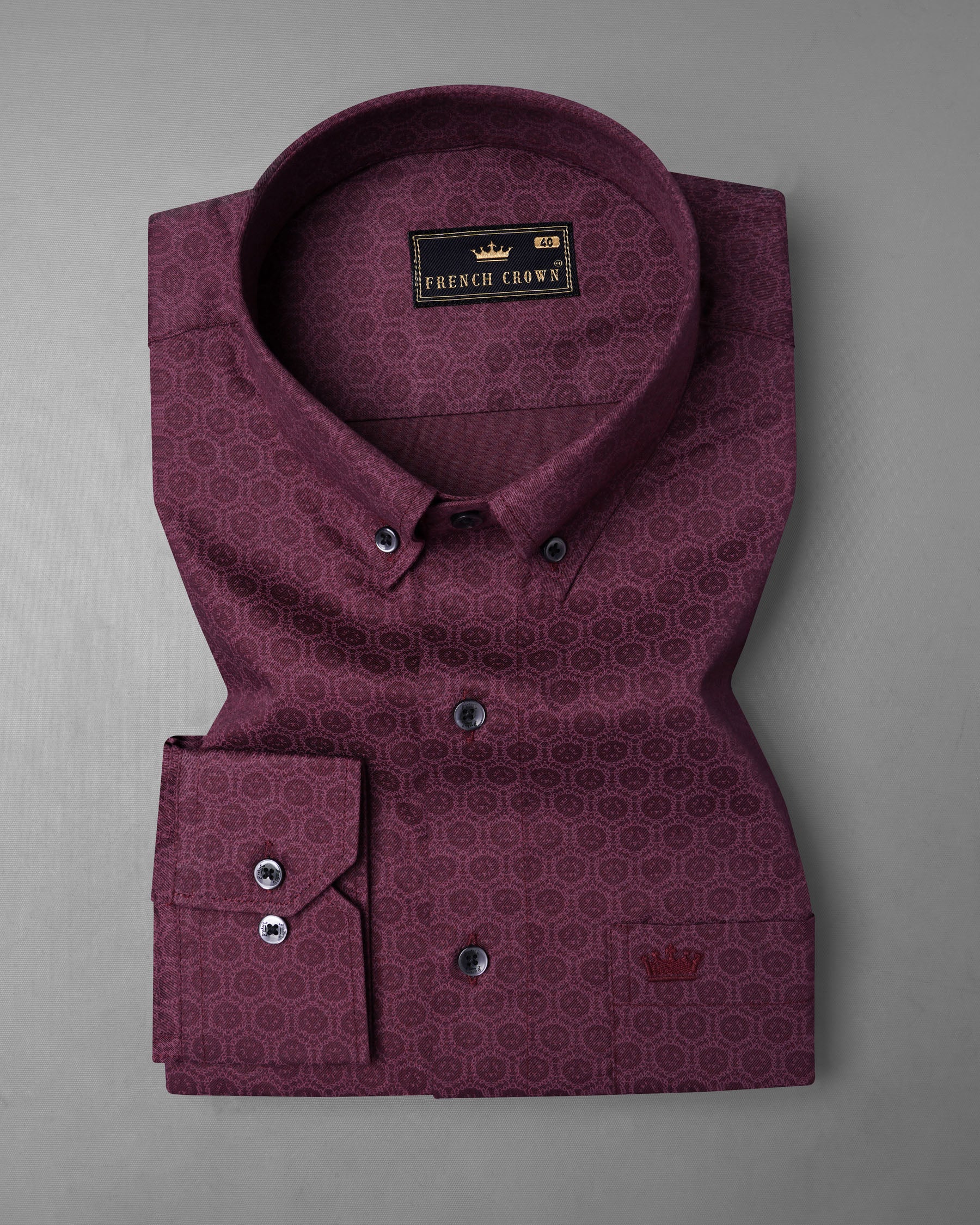 Castro Marron and Camelot Light Maroon Printed Premium Cotton Shirt 7551-BD-BLK-38,7551-BD-BLK-38,7551-BD-BLK-39,7551-BD-BLK-39,7551-BD-BLK-40,7551-BD-BLK-40,7551-BD-BLK-42,7551-BD-BLK-42,7551-BD-BLK-44,7551-BD-BLK-44,7551-BD-BLK-46,7551-BD-BLK-46,7551-BD-BLK-48,7551-BD-BLK-48,7551-BD-BLK-50,7551-BD-BLK-50,7551-BD-BLK-52,7551-BD-BLK-52