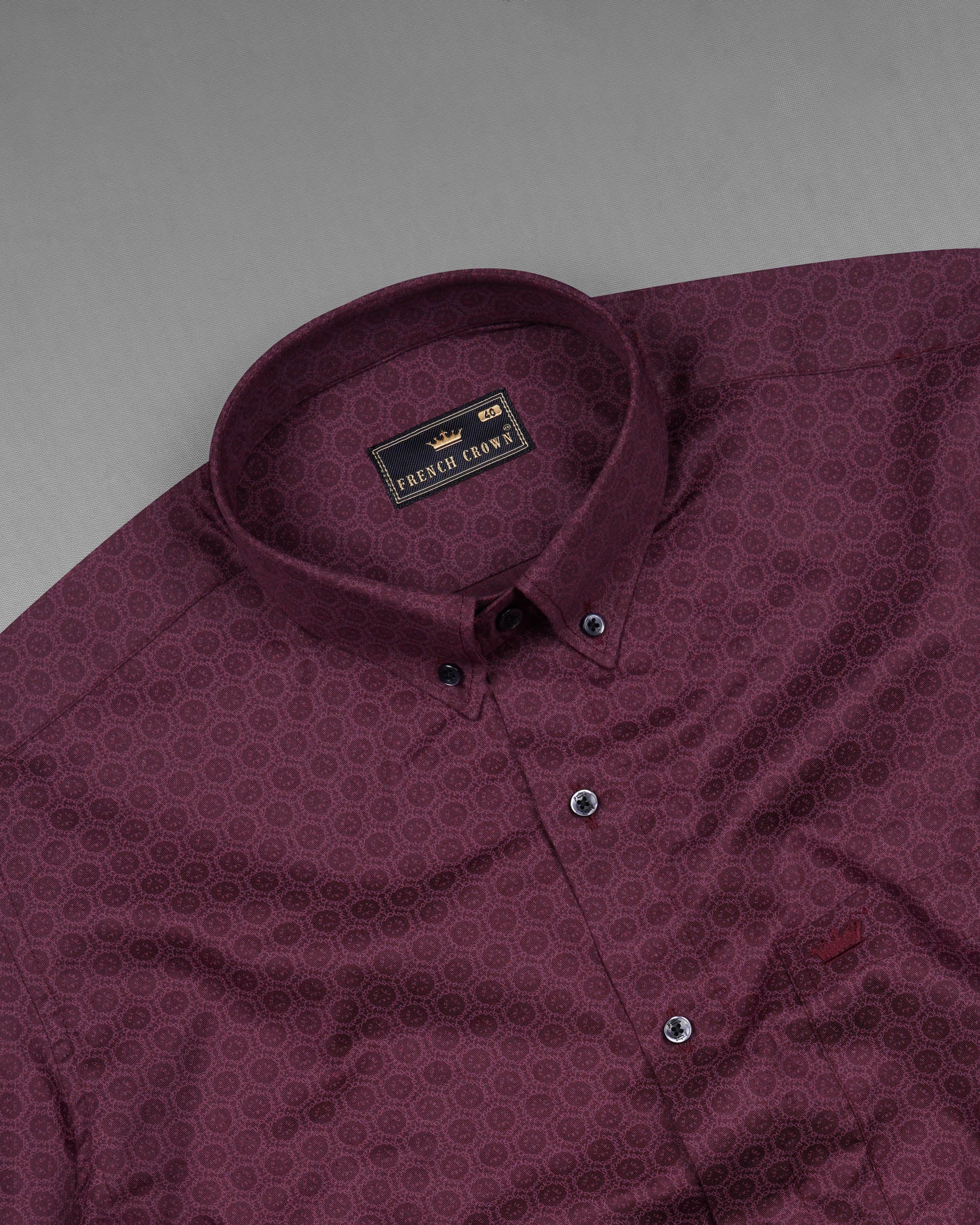 Castro Marron and Camelot Light Maroon Printed Premium Cotton Shirt 7551-BD-BLK-38,7551-BD-BLK-38,7551-BD-BLK-39,7551-BD-BLK-39,7551-BD-BLK-40,7551-BD-BLK-40,7551-BD-BLK-42,7551-BD-BLK-42,7551-BD-BLK-44,7551-BD-BLK-44,7551-BD-BLK-46,7551-BD-BLK-46,7551-BD-BLK-48,7551-BD-BLK-48,7551-BD-BLK-50,7551-BD-BLK-50,7551-BD-BLK-52,7551-BD-BLK-52