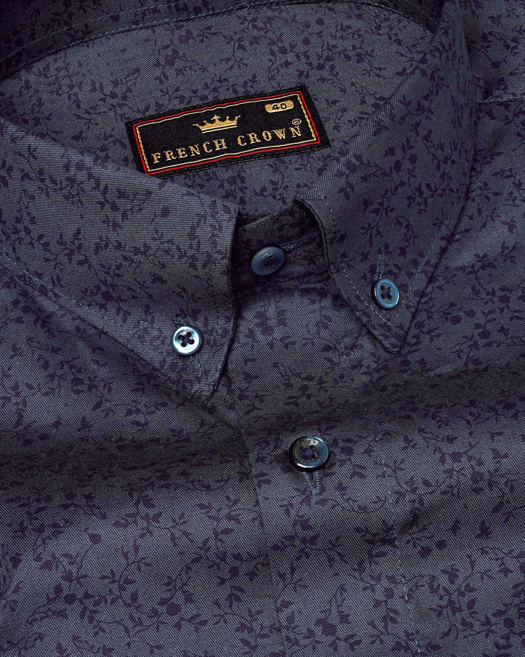 Smoky Gray with Gravel Violet Ditzy Floral Printed Super Soft Premium Cotton Shirt 7565-BD-BLE-38,7565-BD-BLE-38,7565-BD-BLE-39,7565-BD-BLE-39,7565-BD-BLE-40,7565-BD-BLE-40,7565-BD-BLE-42,7565-BD-BLE-42,7565-BD-BLE-44,7565-BD-BLE-44,7565-BD-BLE-46,7565-BD-BLE-46,7565-BD-BLE-48,7565-BD-BLE-48,7565-BD-BLE-50,7565-BD-BLE-50,7565-BD-BLE-52,7565-BD-BLE-52