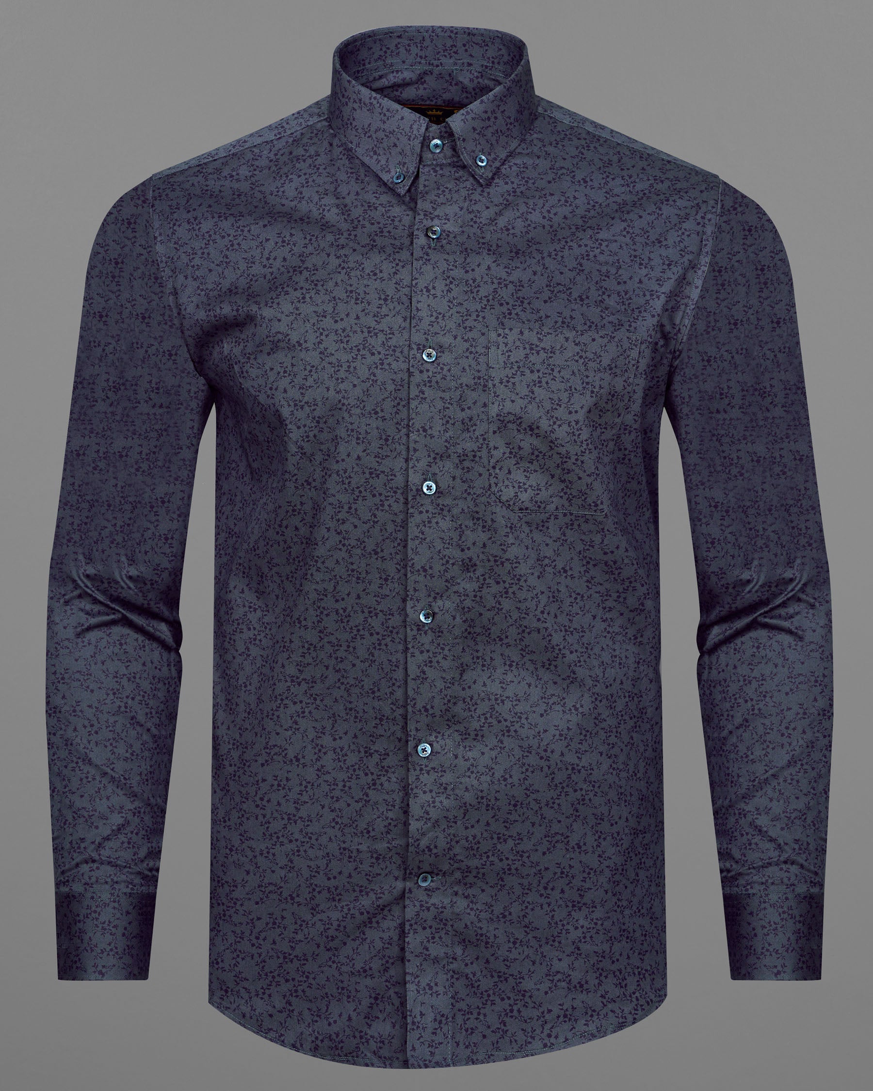 Smoky Gray with Gravel Violet Ditzy Floral Printed Super Soft Premium Cotton Shirt 7565-BD-BLE-38,7565-BD-BLE-38,7565-BD-BLE-39,7565-BD-BLE-39,7565-BD-BLE-40,7565-BD-BLE-40,7565-BD-BLE-42,7565-BD-BLE-42,7565-BD-BLE-44,7565-BD-BLE-44,7565-BD-BLE-46,7565-BD-BLE-46,7565-BD-BLE-48,7565-BD-BLE-48,7565-BD-BLE-50,7565-BD-BLE-50,7565-BD-BLE-52,7565-BD-BLE-52